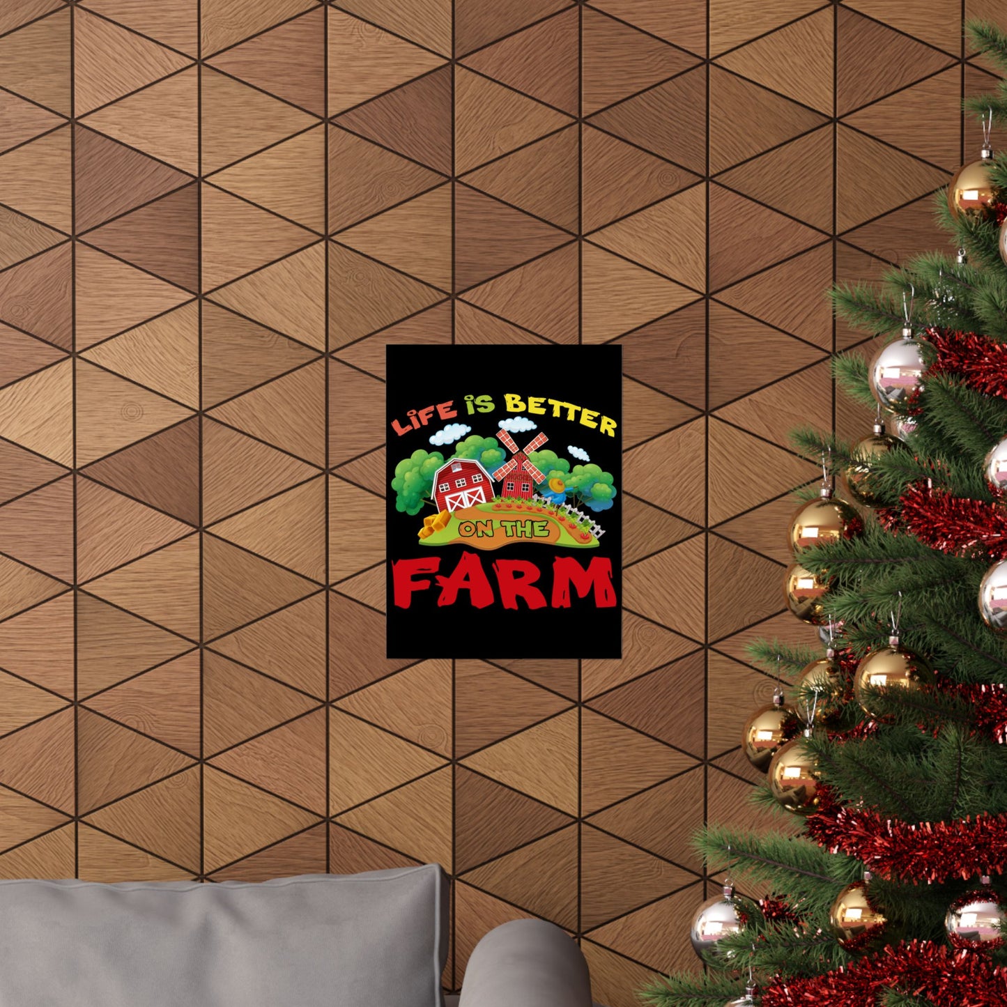 Support Local Farming Life Is Better On The Farm - Wall Art