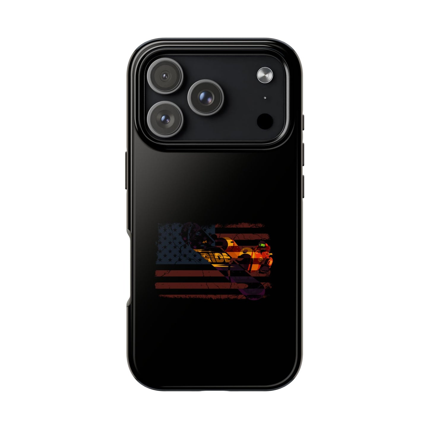 American Flag Camouflage Snowboarding Snowboarder Snowboard Tough Phone Case