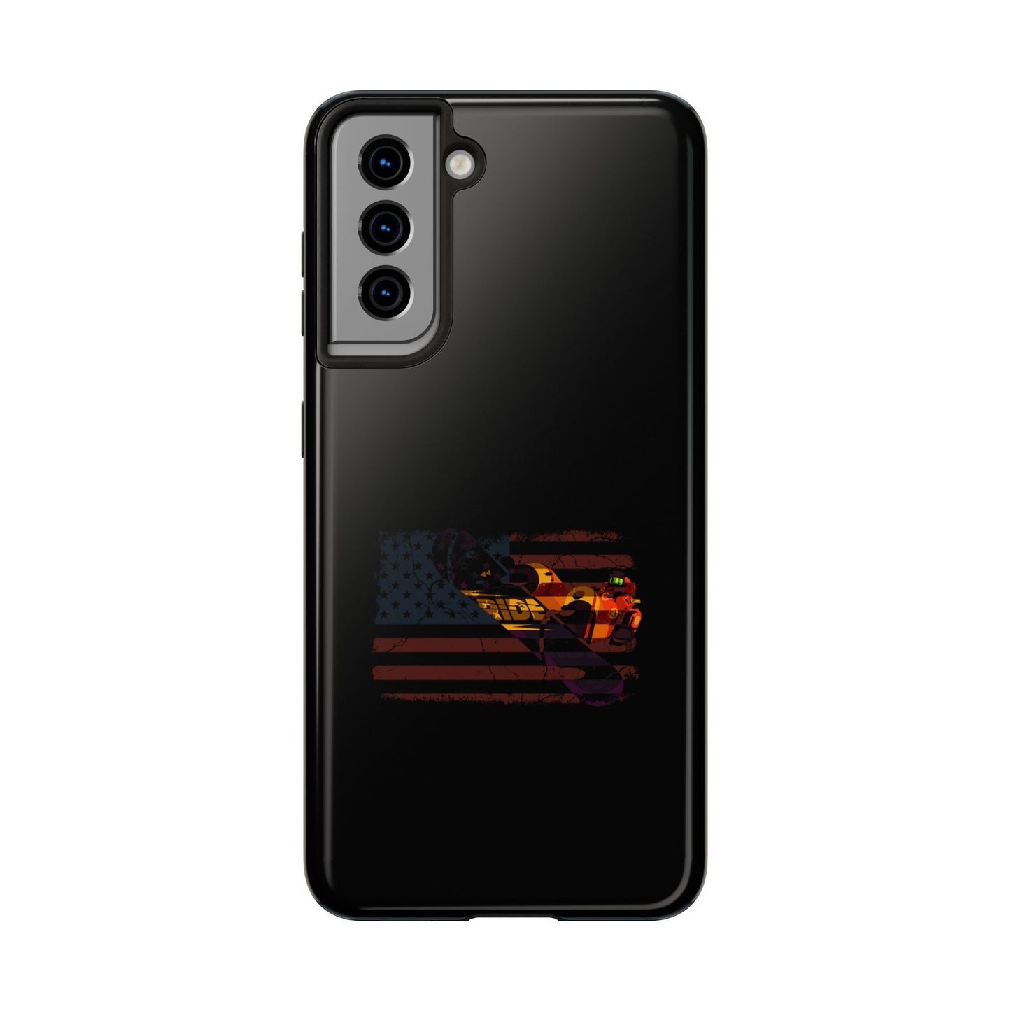 American Flag Camouflage Snowboarding Snowboarder Snowboard Tough Phone Case