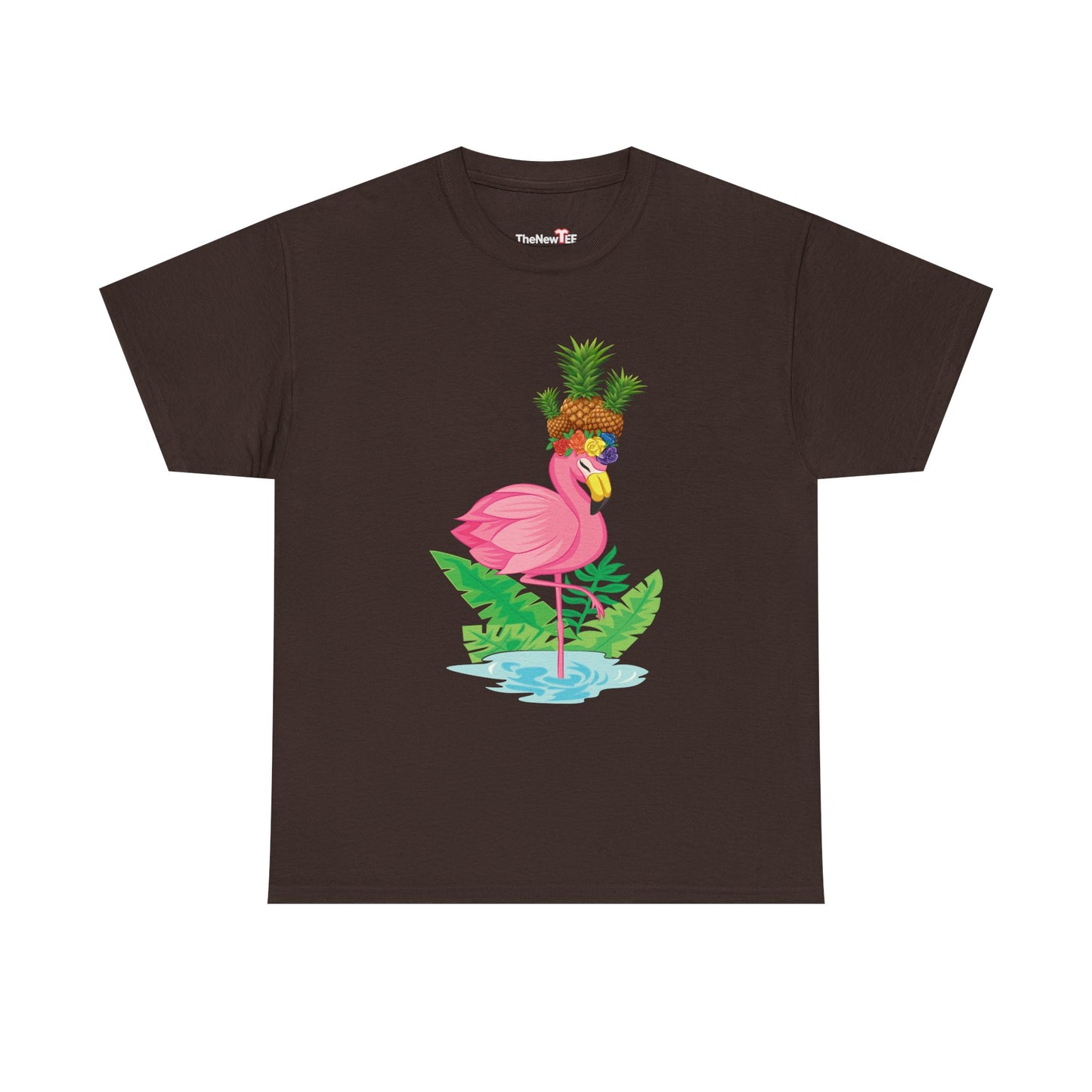 Funny Flamingo Pineapple Pun Lover Gift Pine Mingo - Unisex T-Shirt