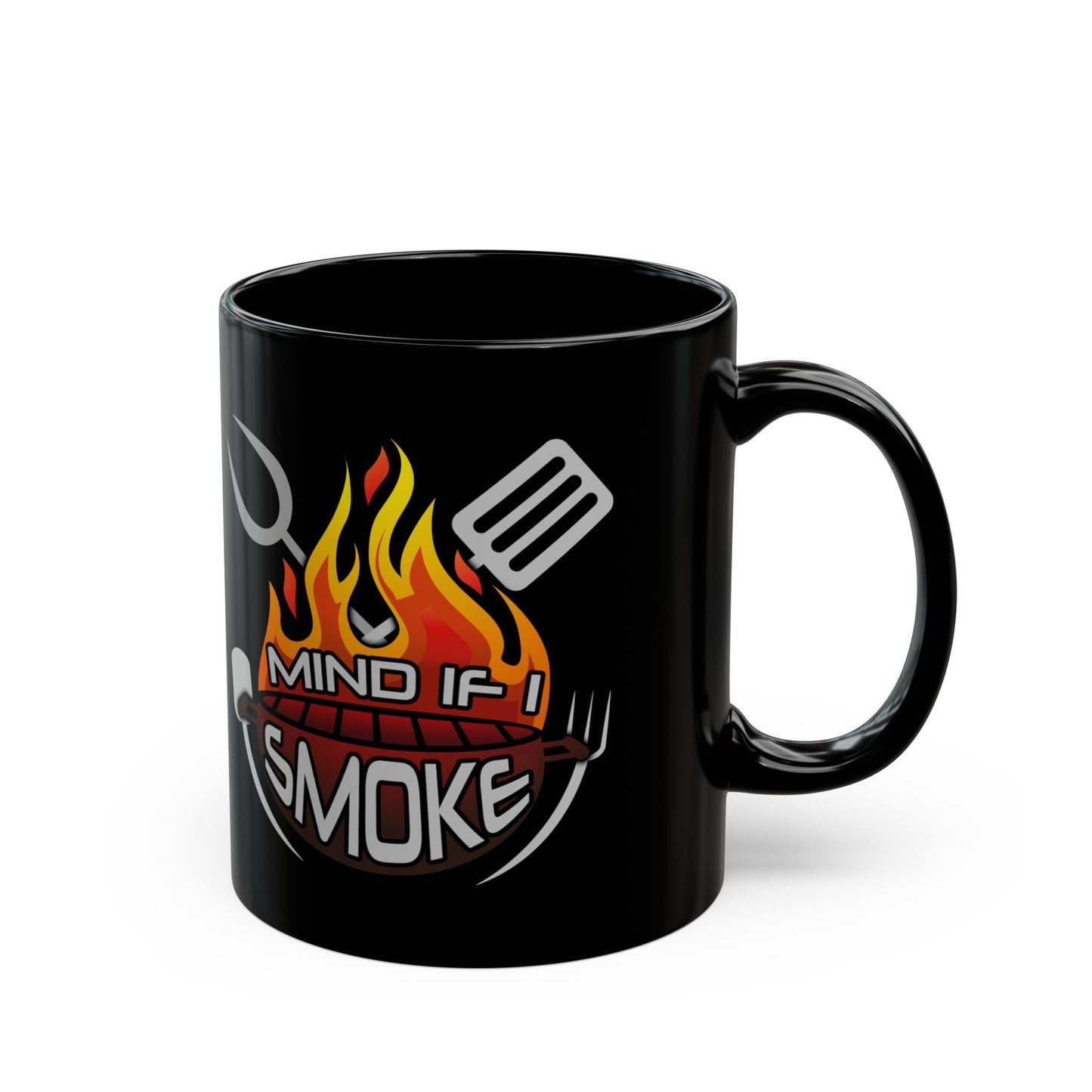 Mind If I Smoke I Funny Bbq Smoking Grilling - Black Mug