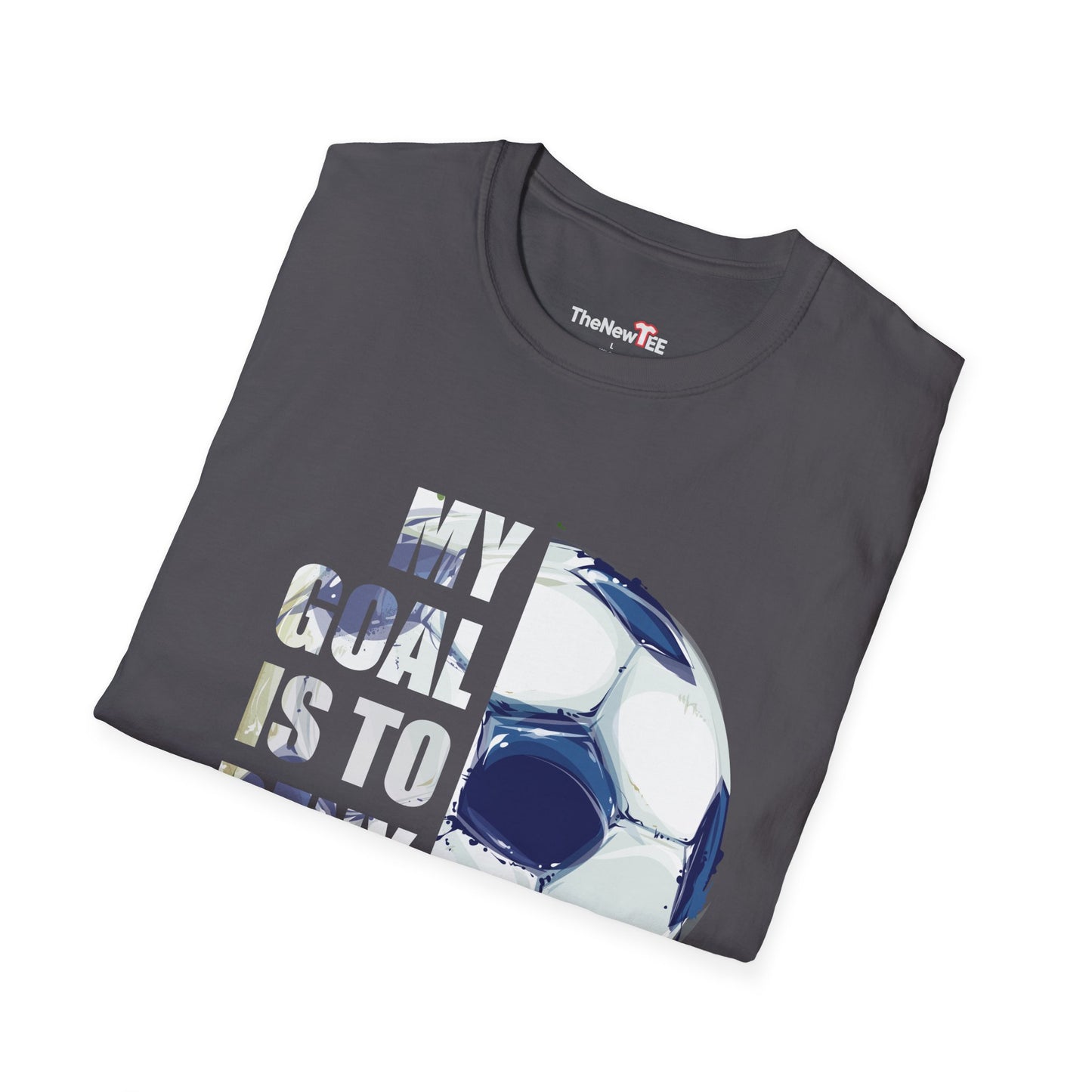 Soccer Goalkeeper T-Shirt – “My Goal Is To Deny Yours” Graphic Tee