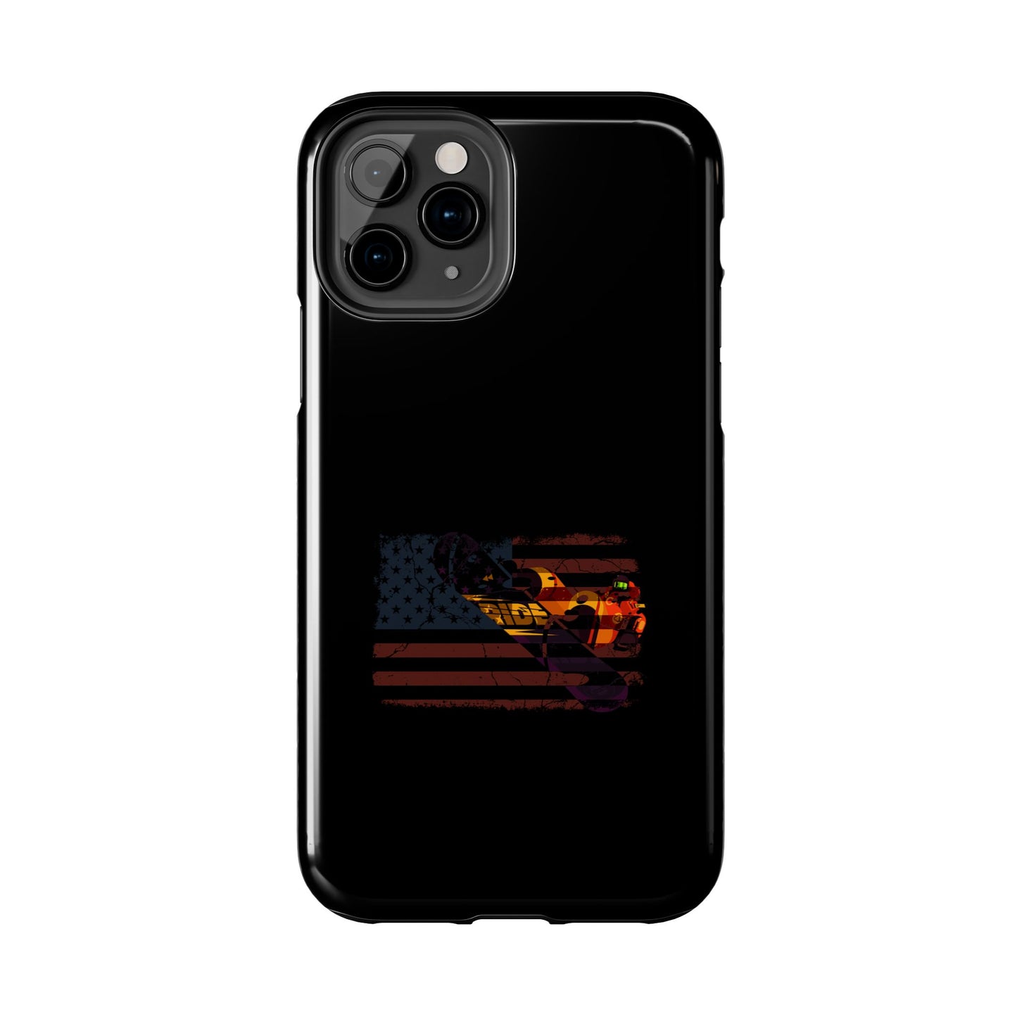 American Flag Camouflage Snowboarding Snowboarder Snowboard Tough Phone Case