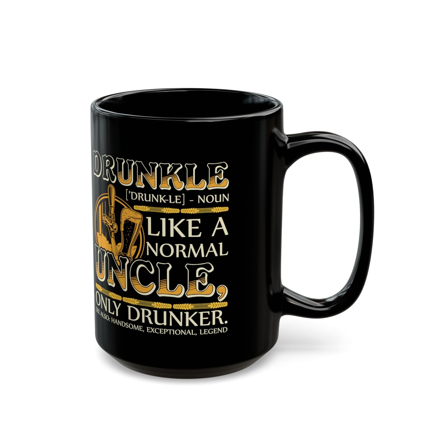 Druncle Beer - Black Mug