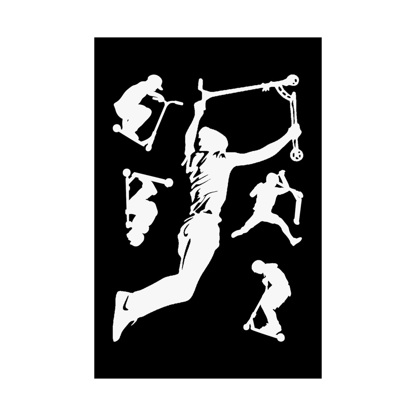 Stunt Scooter Scootering Tricks - Wall Art