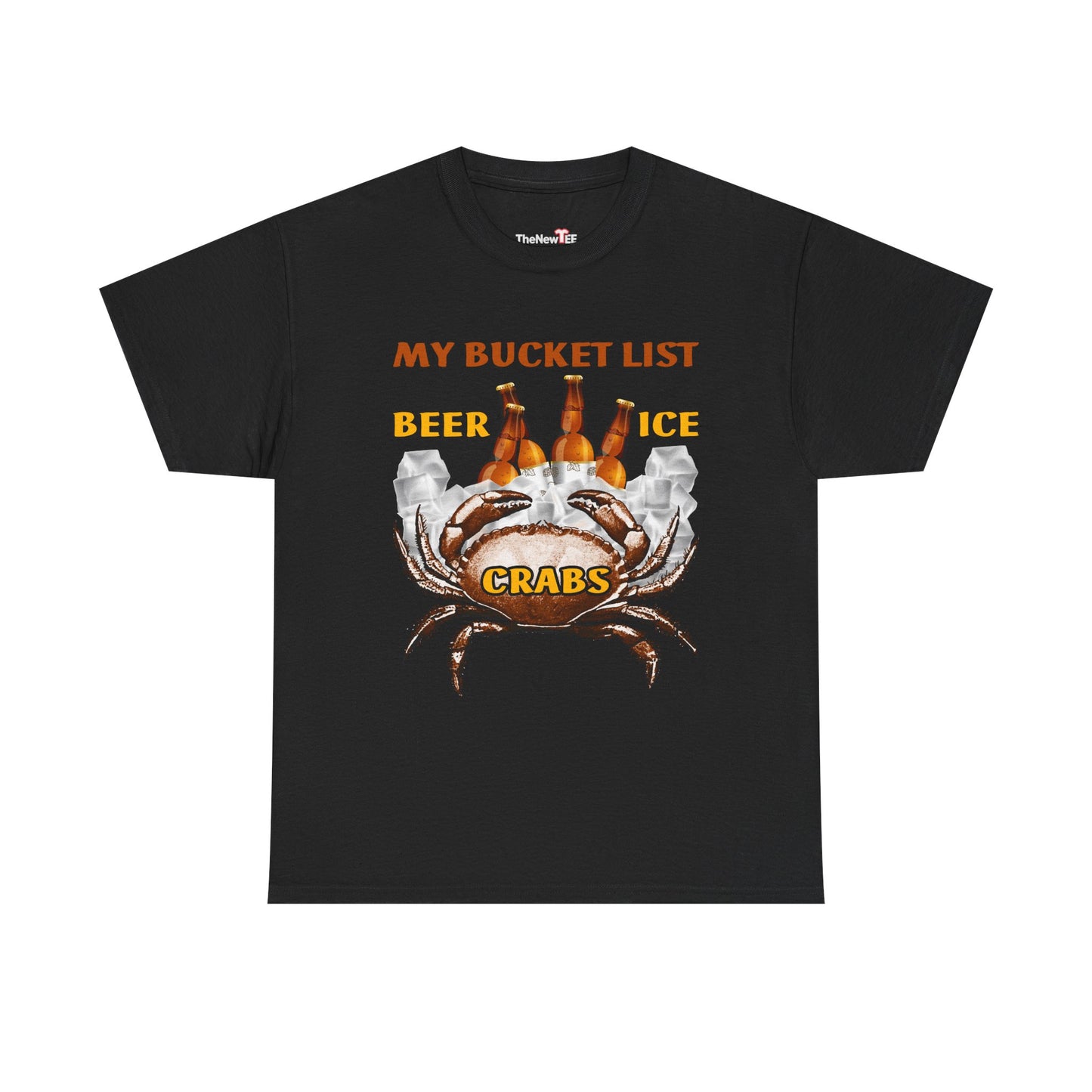 Crab Boil Gift Seafood Bucket List Beer Ice Crabs - Unisex T-Shirt