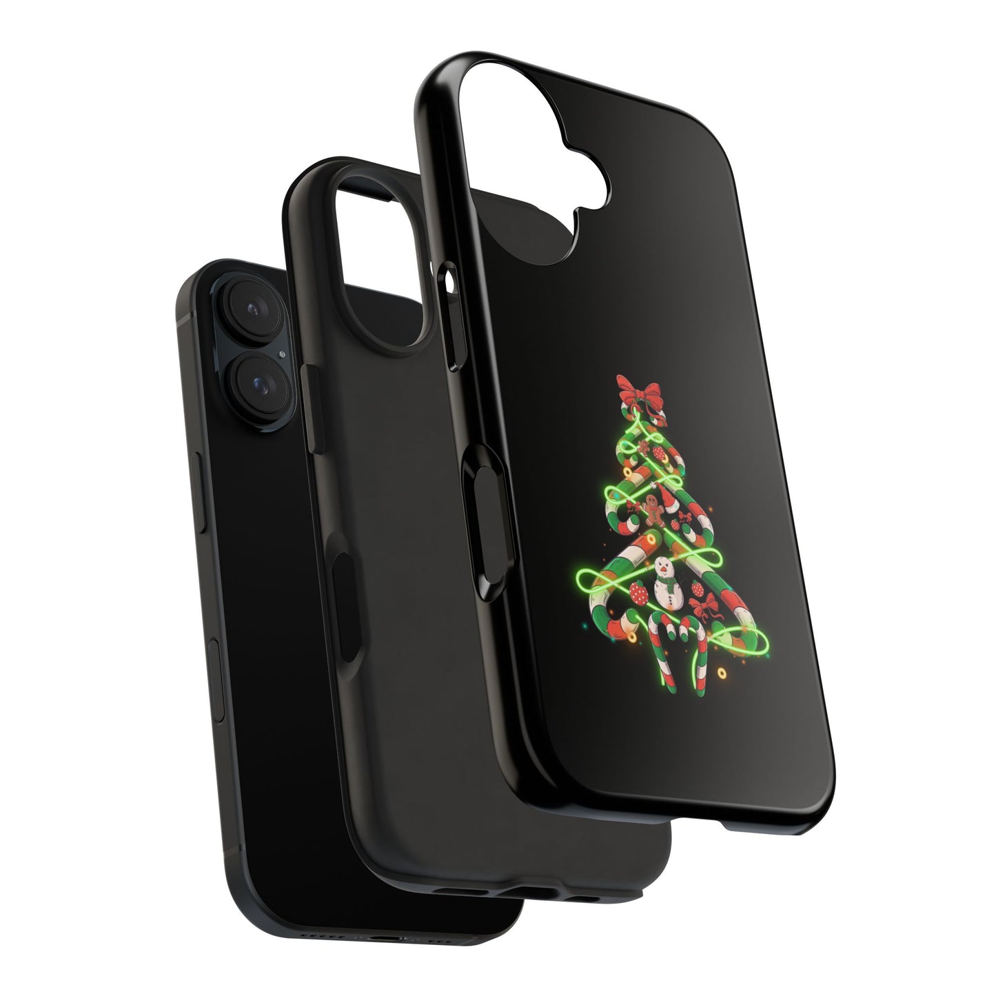 Christmas Candy Cane Xmas Tree Light Gifts - Tough Phone Case