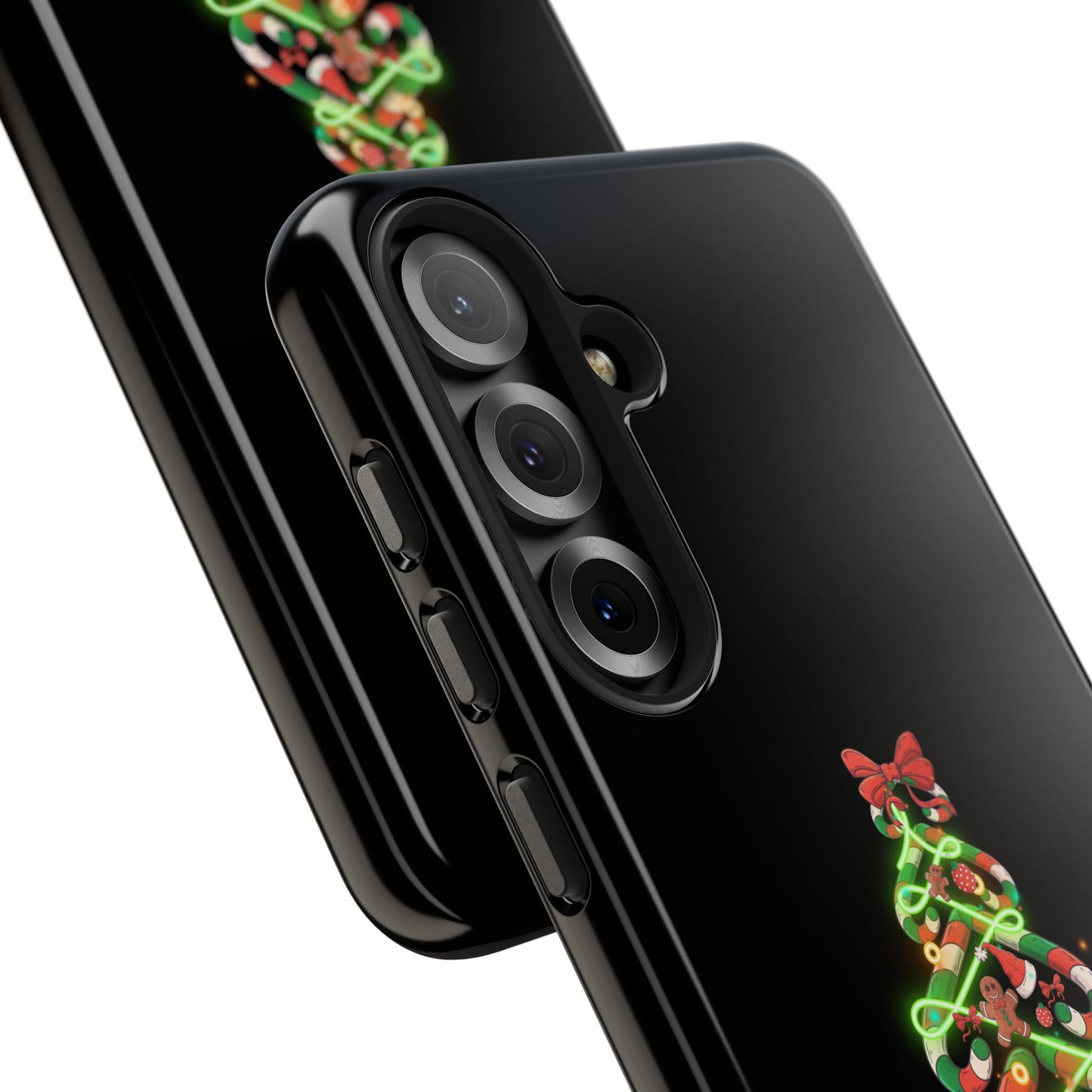 Christmas Candy Cane Xmas Tree Light Gifts - Tough Phone Case
