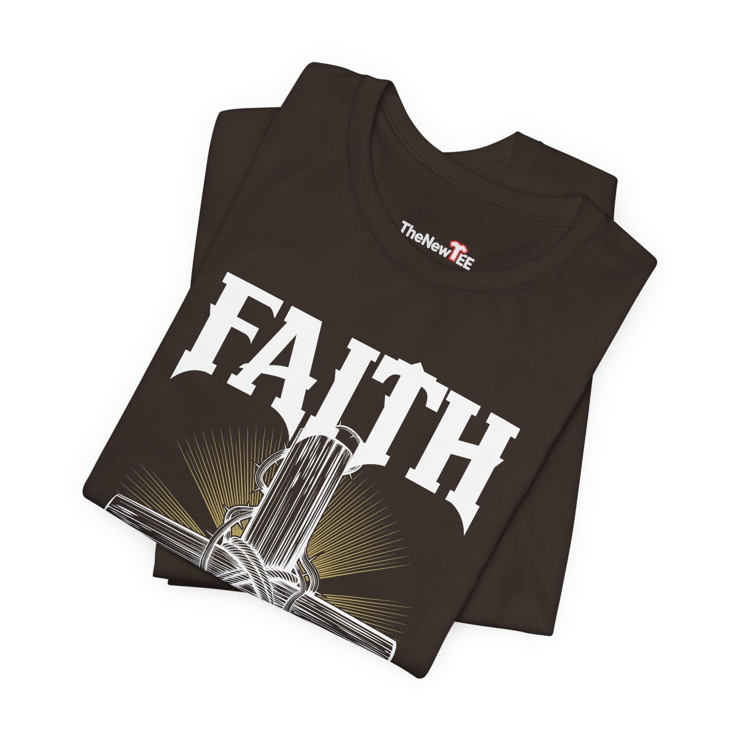 Faith Over Fear T-Shirt — Christian Cross Inspirational Tee