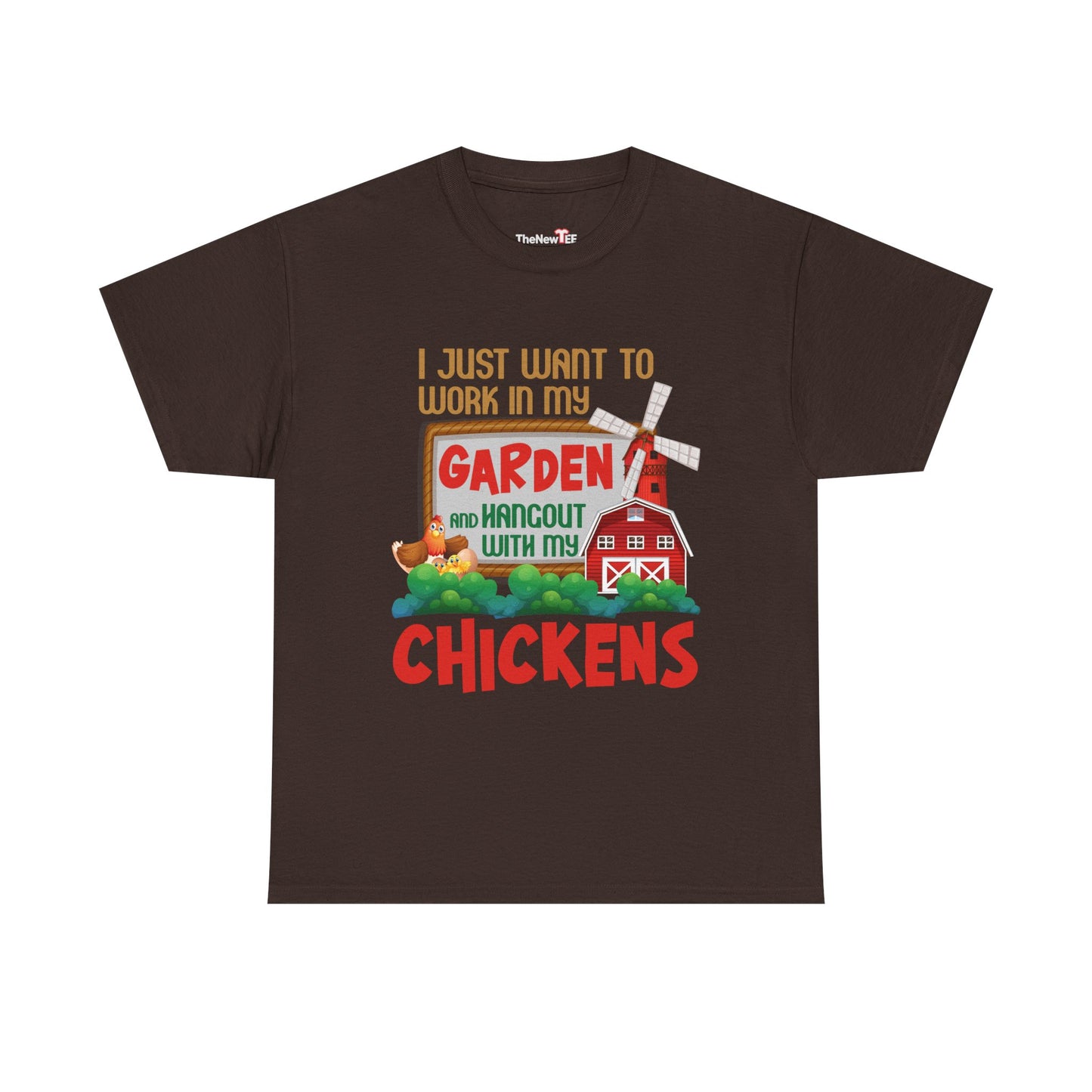 Farm Bird Chicken Funny Gardener Gift Farmer Gardening - Unisex T-Shirt