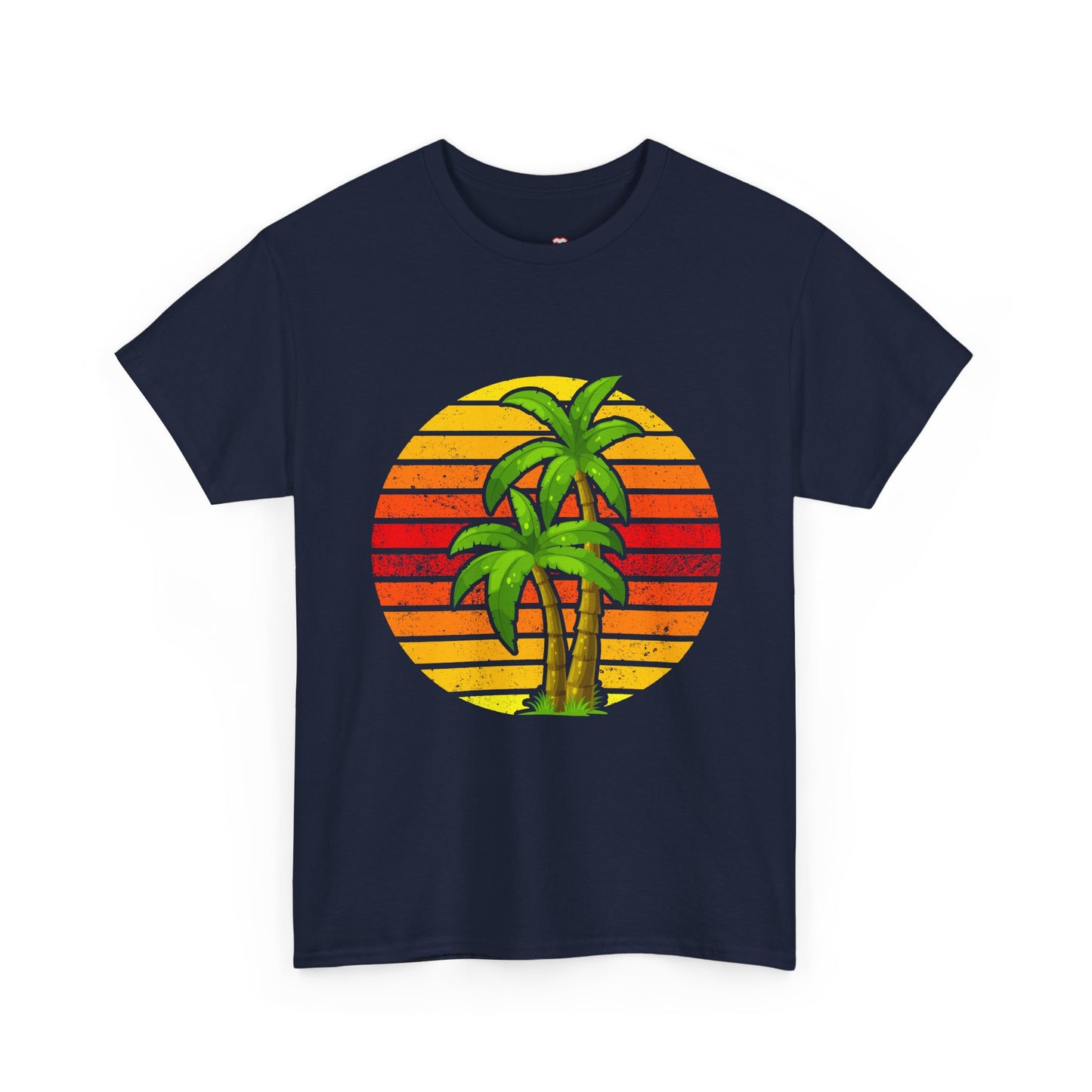 Palm Tree Shirt Tropical Beach Vintage Retro Style 70S 80S - Unisex T-Shirt