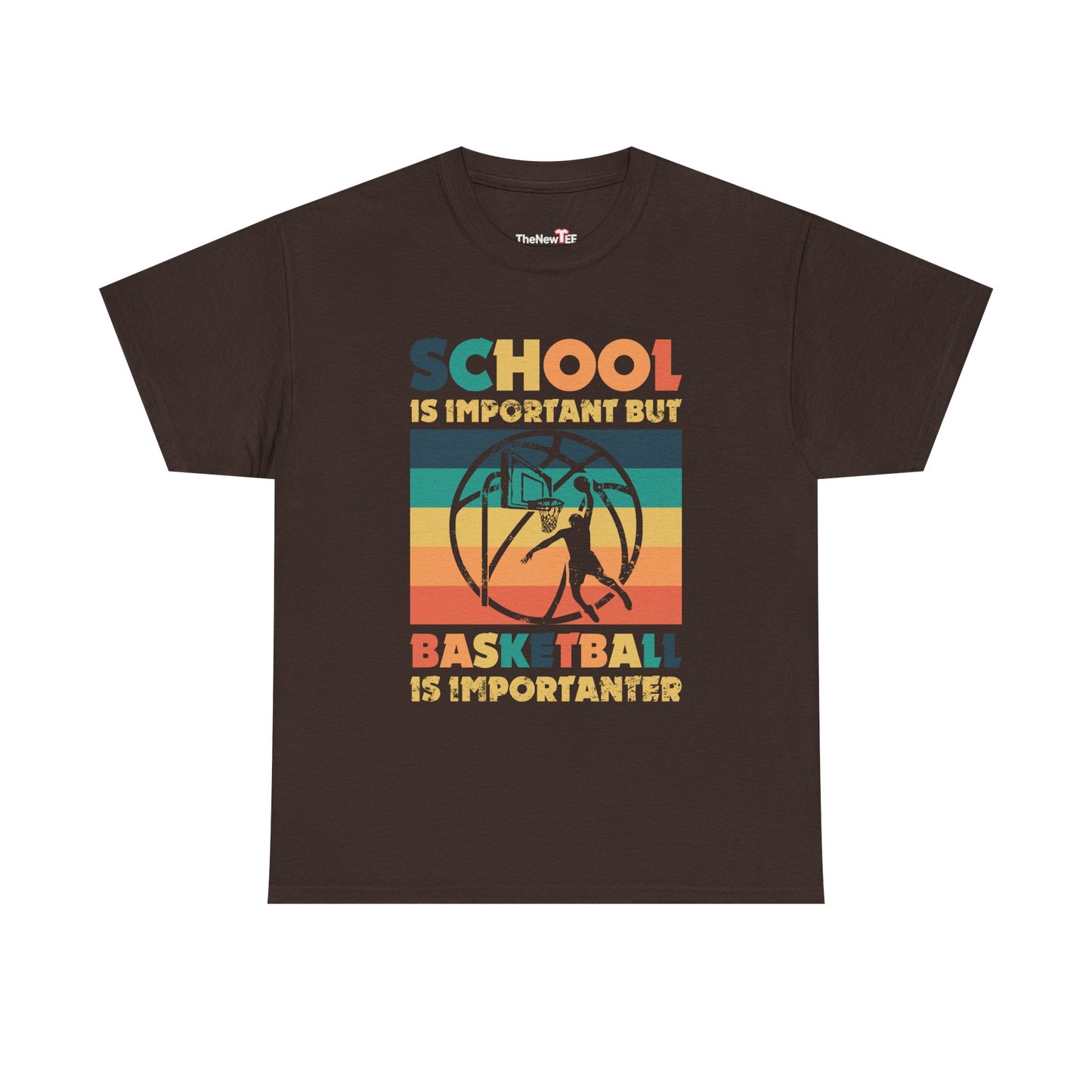 School Is Important But Basketball Is Importanter - Unisex T-Shirt