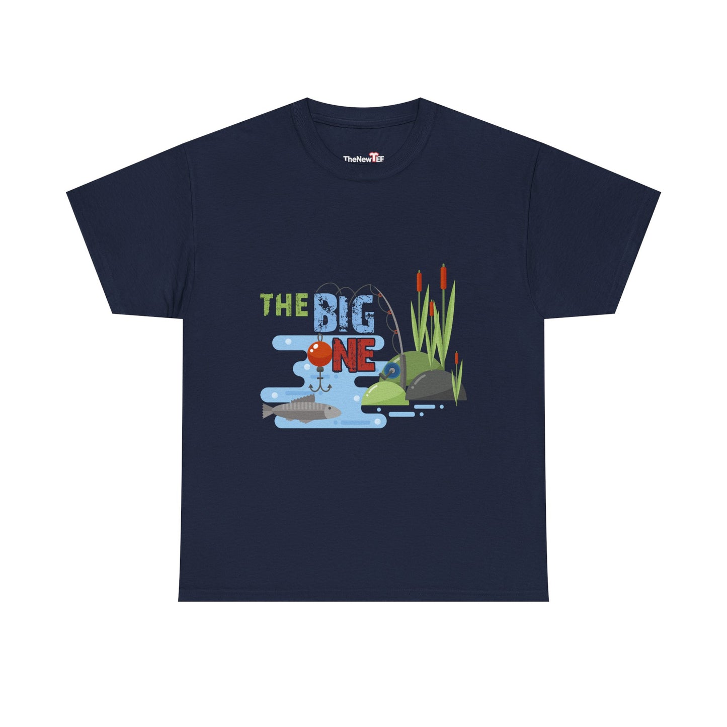 Kids Fishing The Big One Year 1St First Birthday Little Fisherman - Unisex T-Shirt