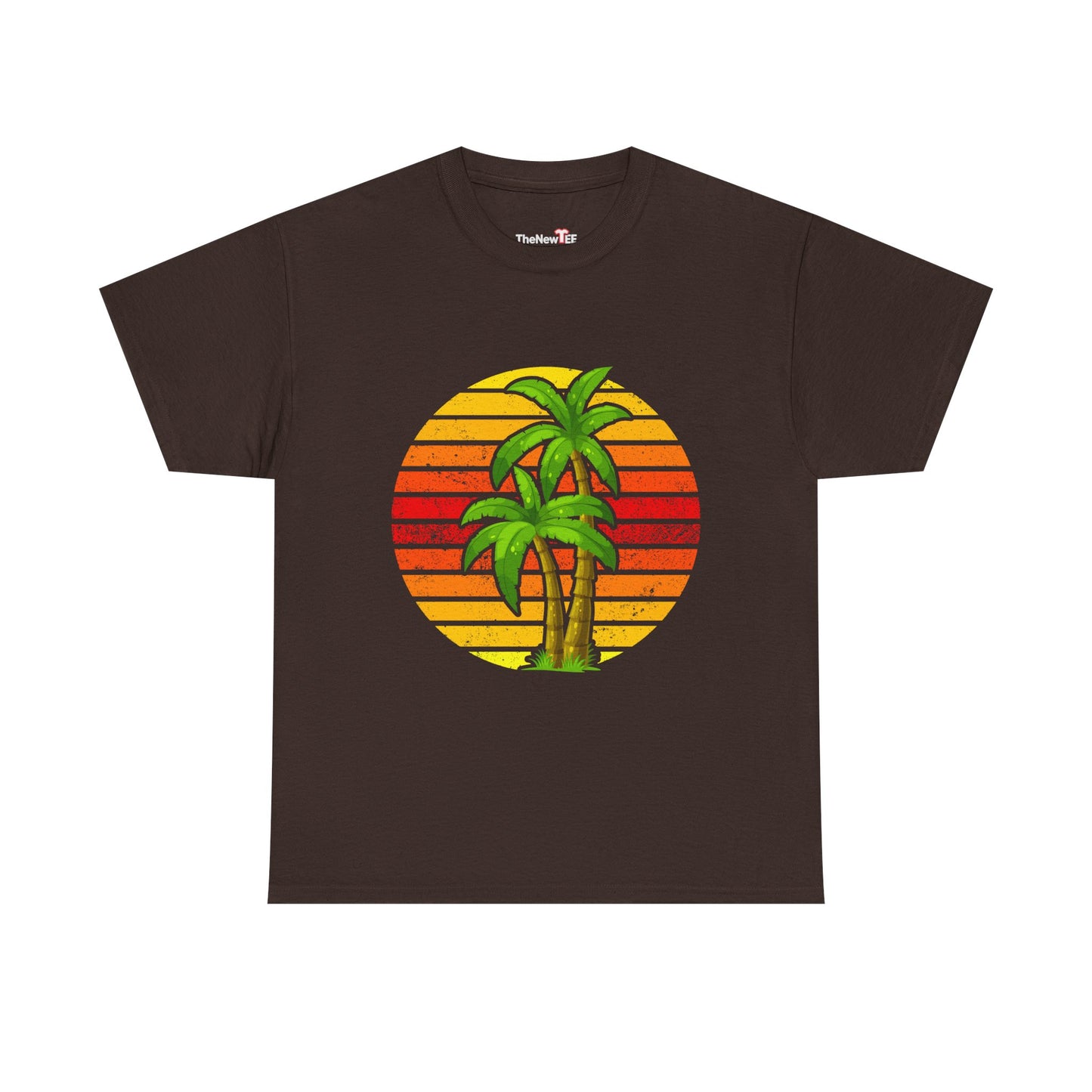 Palm Tree Shirt Tropical Beach Vintage Retro Style 70S 80S - Unisex T-Shirt