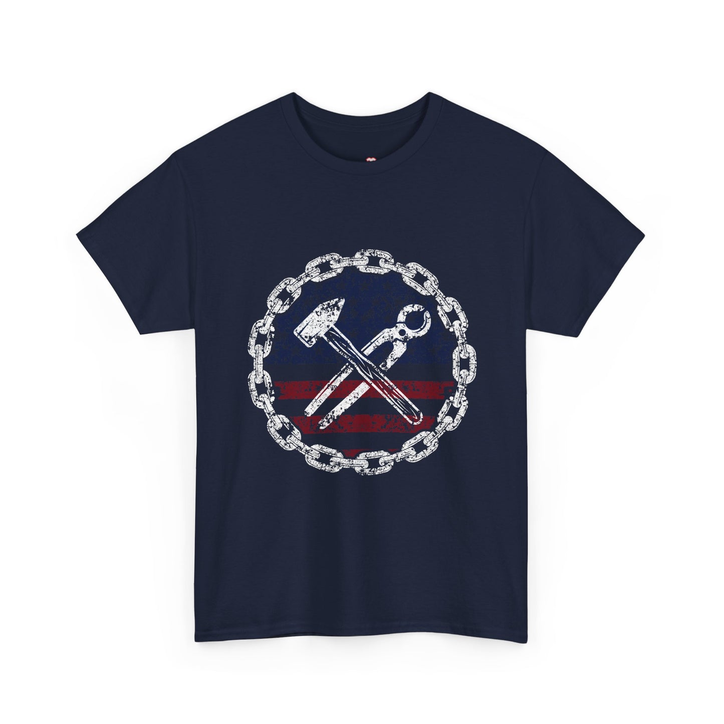 American Flag Ironworker And Tools - Unisex T-Shirt