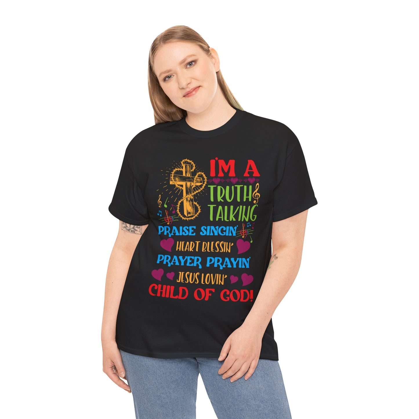 Truth Praise Blessing Pray Child Of God Christian - Unisex Graphic T-Shirt