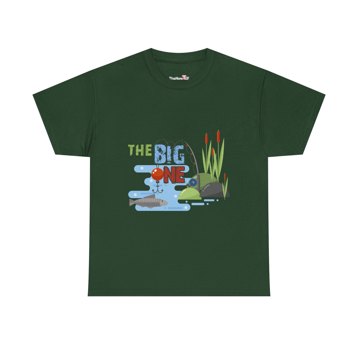 Kids Fishing The Big One Year 1St First Birthday Little Fisherman - Unisex T-Shirt