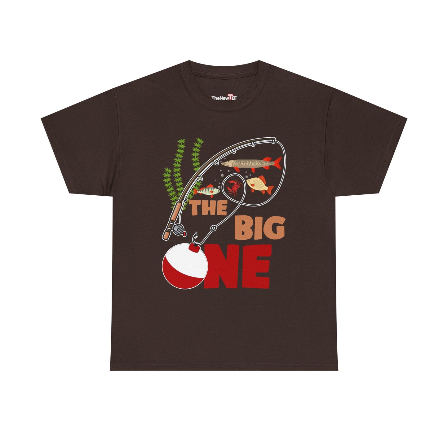 Kids Fishing The Big One Year 1St First Birthday Little Fisherman - Unisex T-Shirt
