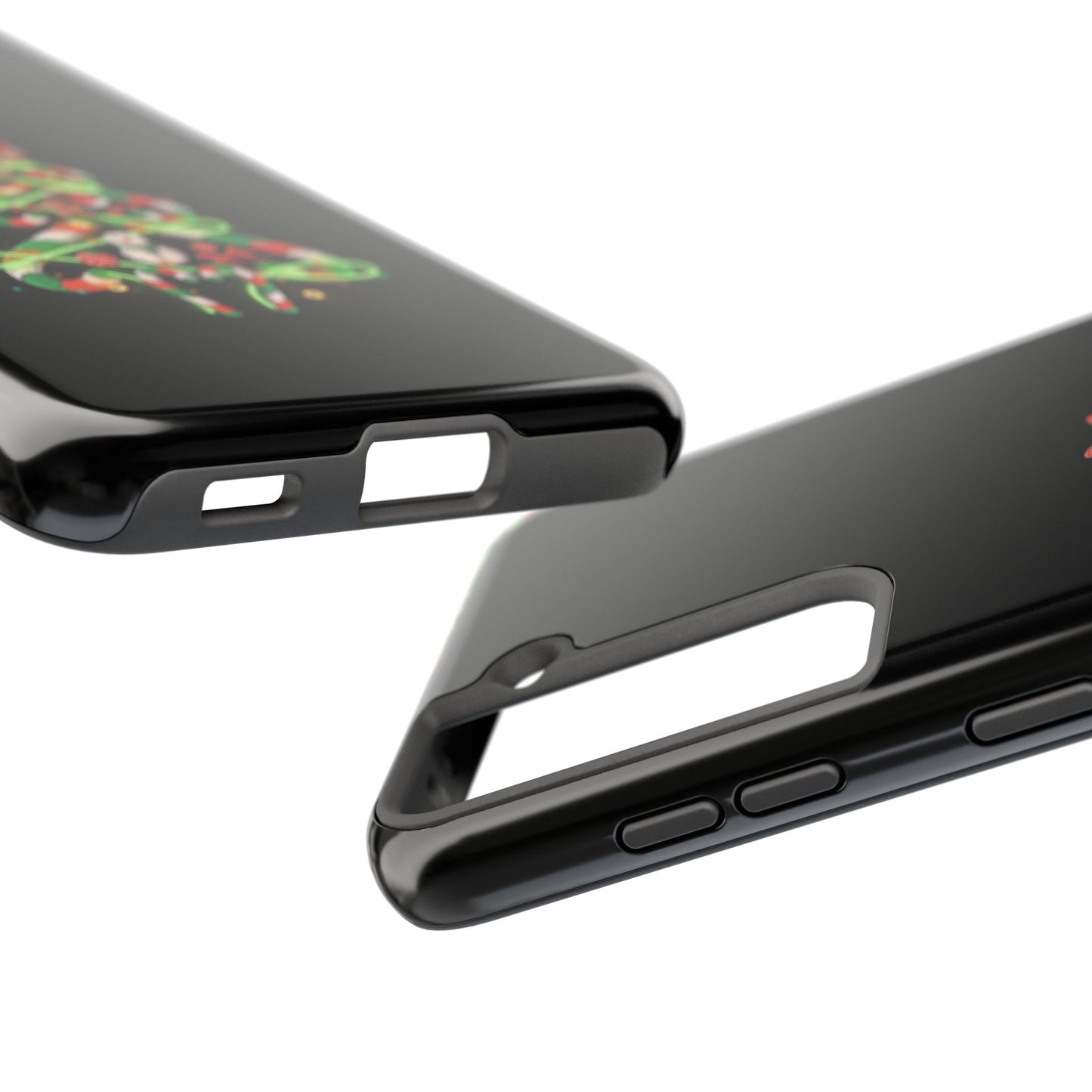 Christmas Candy Cane Xmas Tree Light Gifts - Tough Phone Case