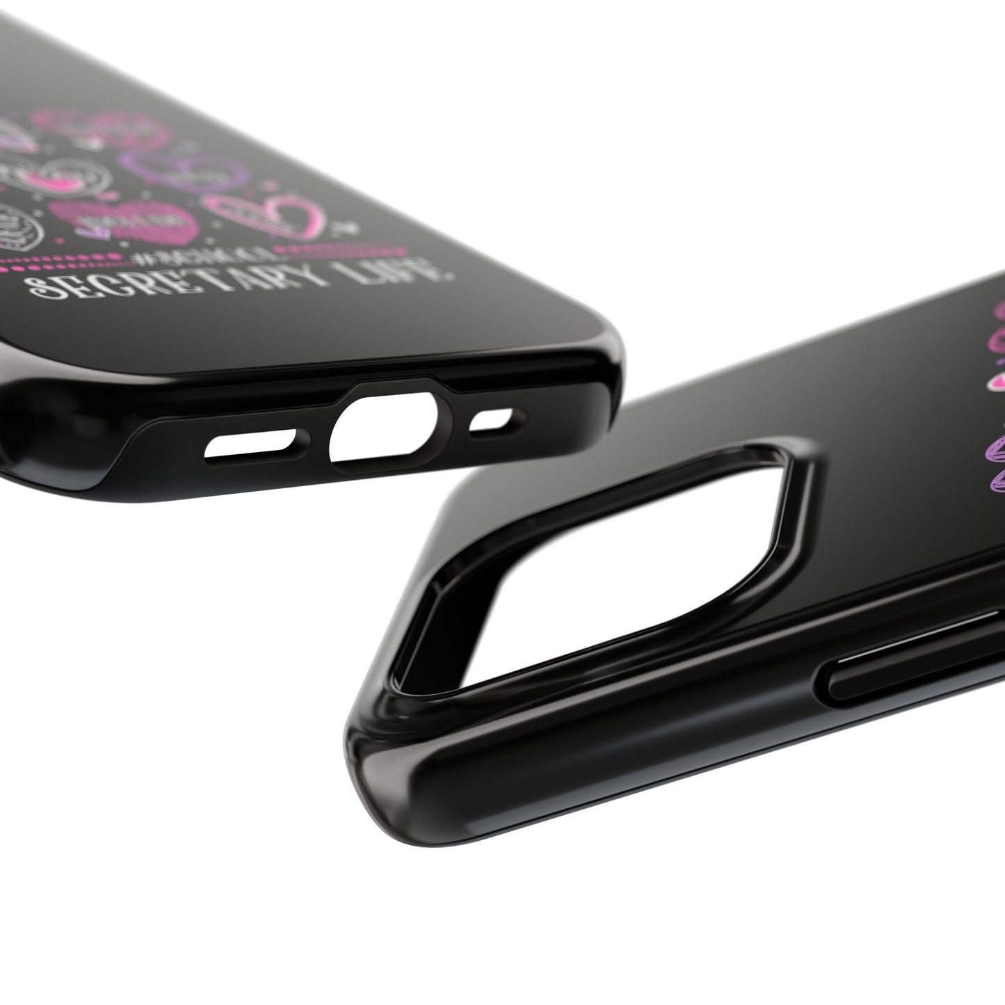 School Secretary Hearts Valentine Valentines Day - Tough Phone Case