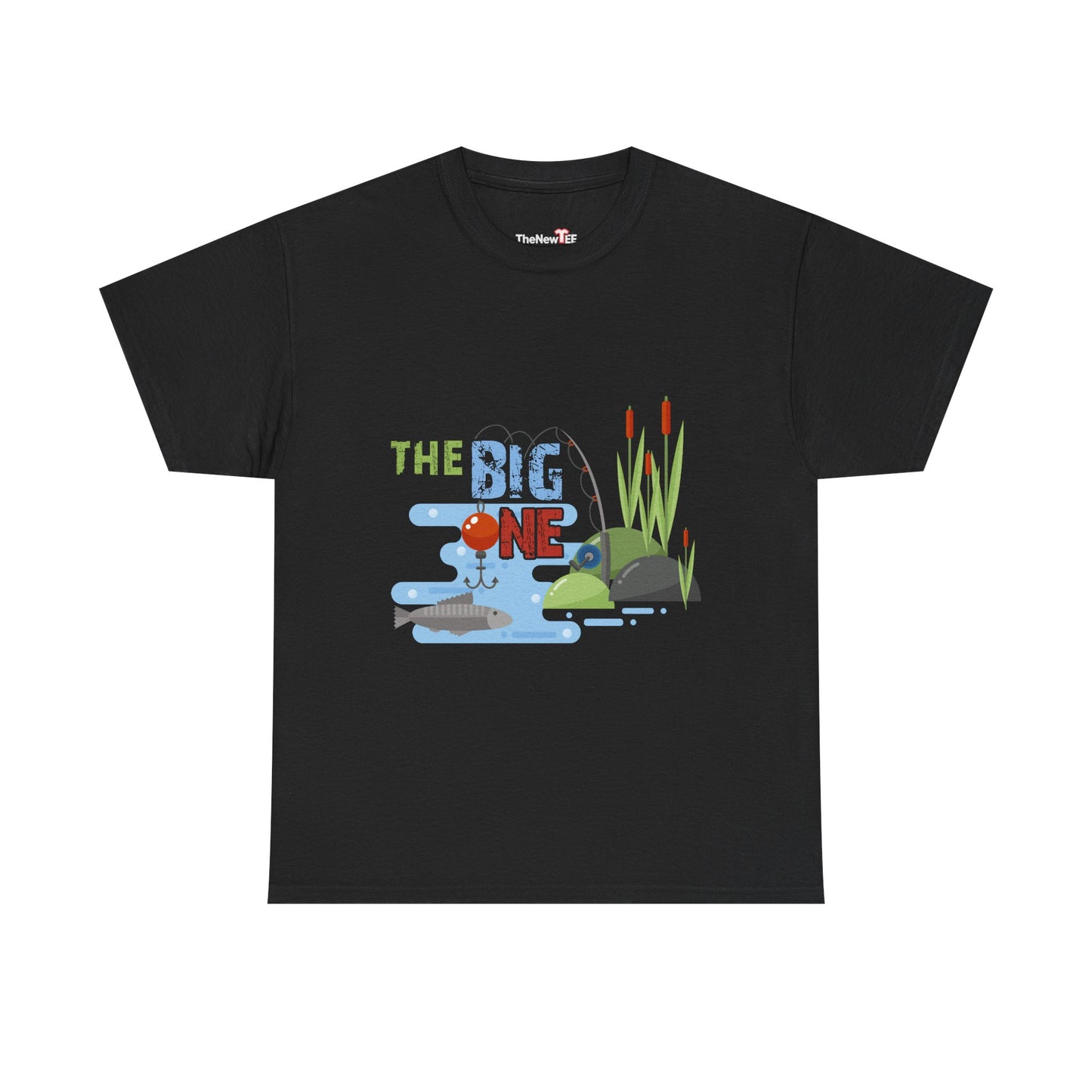 Kids Fishing The Big One Year 1St First Birthday Little Fisherman - Unisex T-Shirt