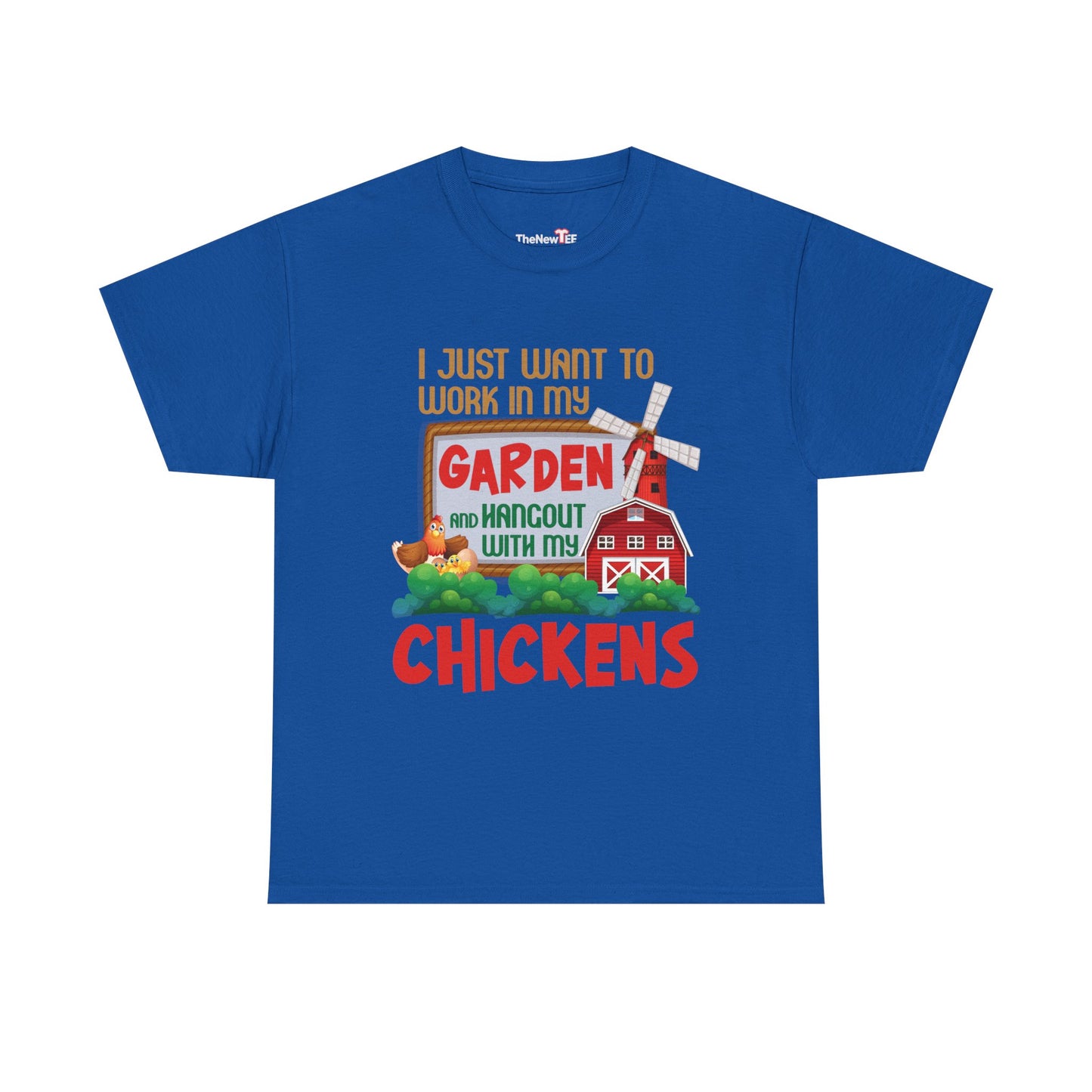 Farm Bird Chicken Funny Gardener Gift Farmer Gardening - Unisex T-Shirt