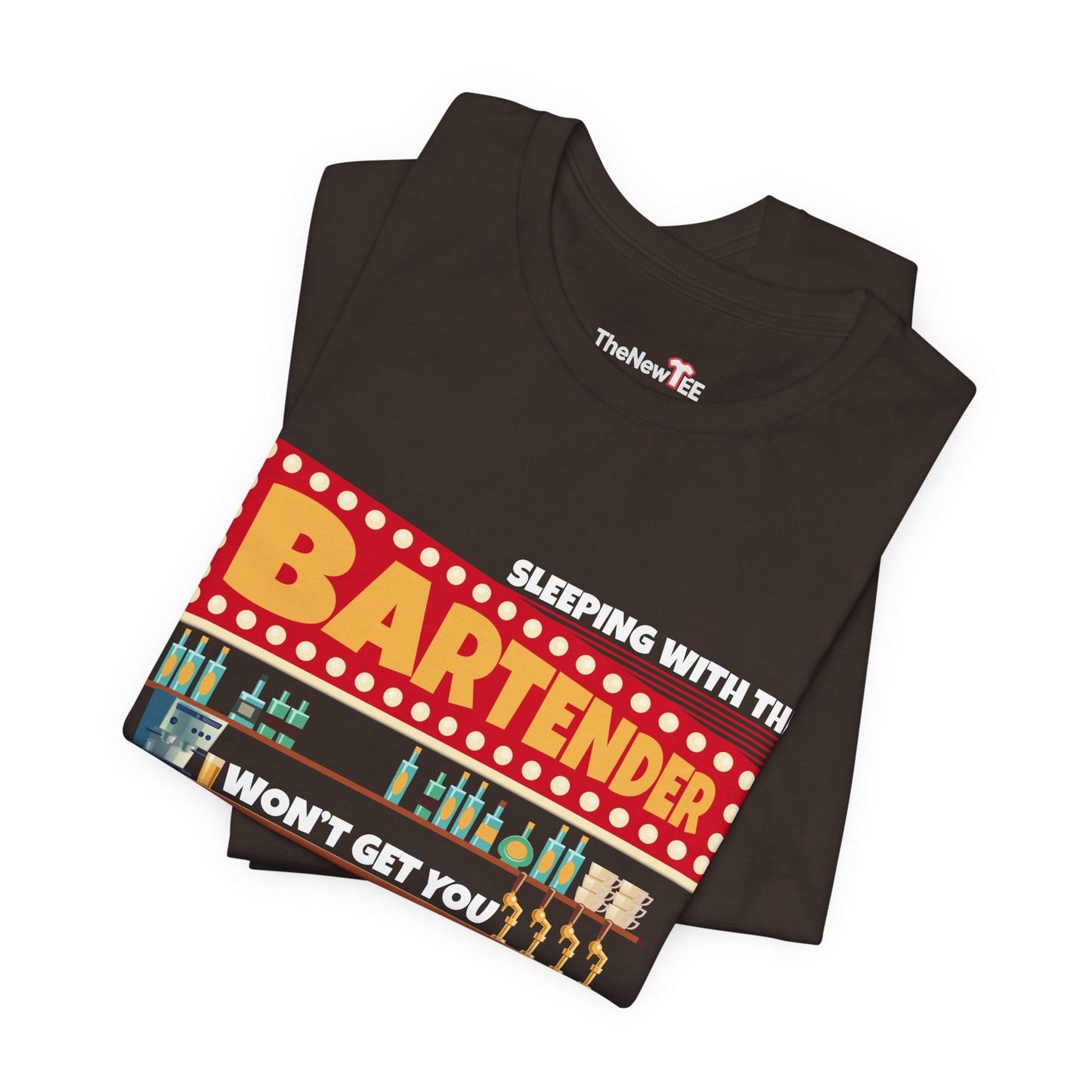 Free Drinks Bartender Worth A Shot Funny Drinking Quote T-Shirt