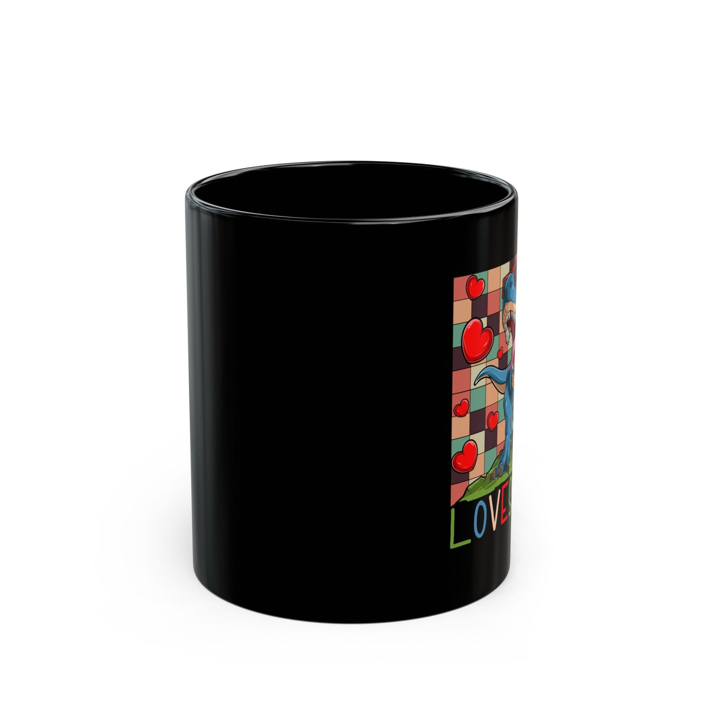Zodiac Taurus Black Ceramic Mug – Colorful Retro Bull Design (11oz & 15oz)