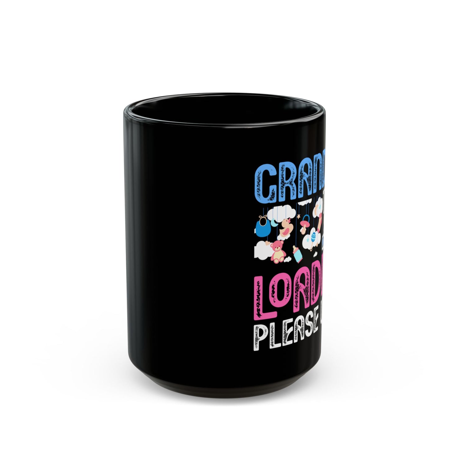 Grandpa To Be Loading Please Wait - Black Mug