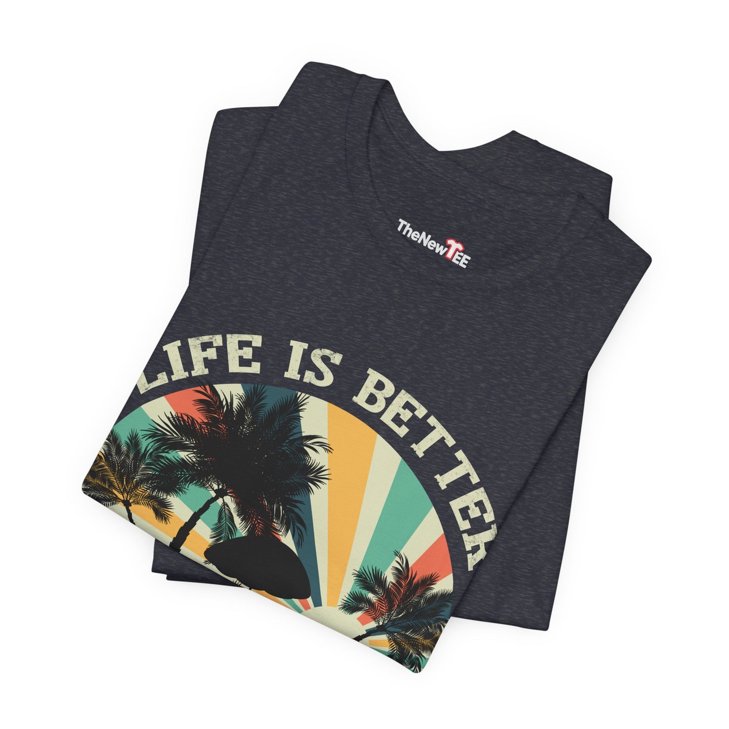 Life Is Better At The Beach Retro Summer T-shirt
