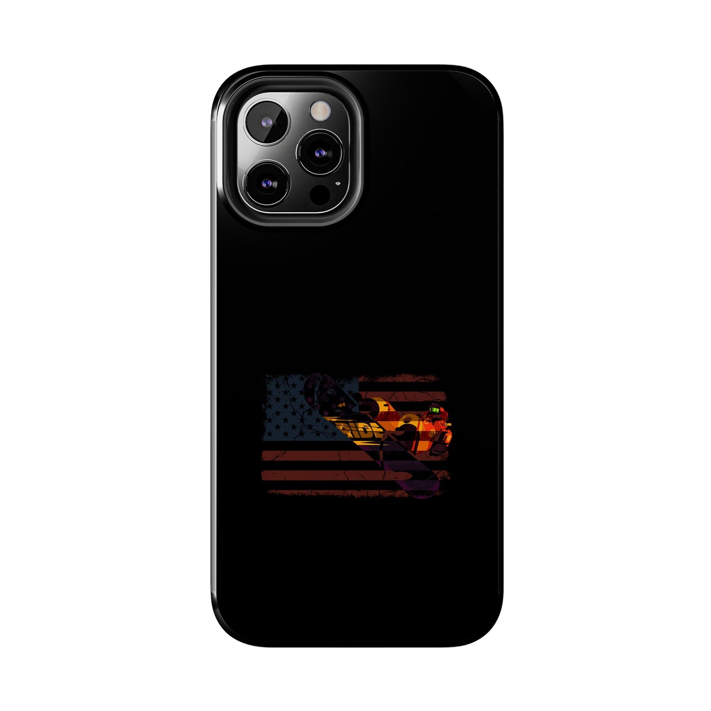 American Flag Camouflage Snowboarding Snowboarder Snowboard Tough Phone Case