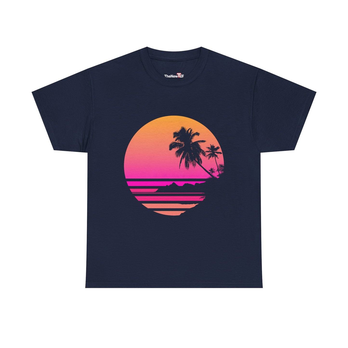 Palm Tree Shirt Tropical Beach Vintage Retro Style 70S 80S - Unisex T-Shirt