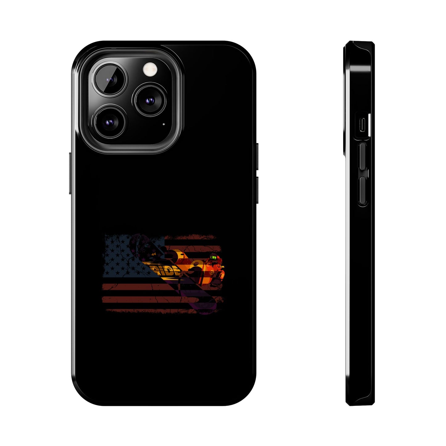American Flag Camouflage Snowboarding Snowboarder Snowboard Tough Phone Case