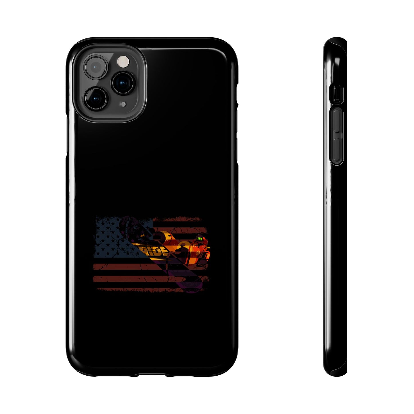 American Flag Camouflage Snowboarding Snowboarder Snowboard Tough Phone Case