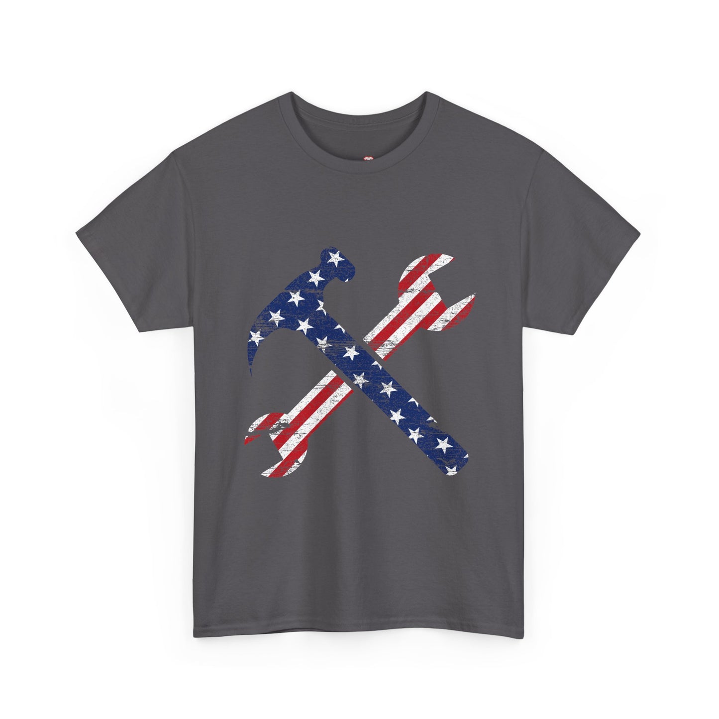 American Flag Ironworker And Tools - Unisex T-Shirt