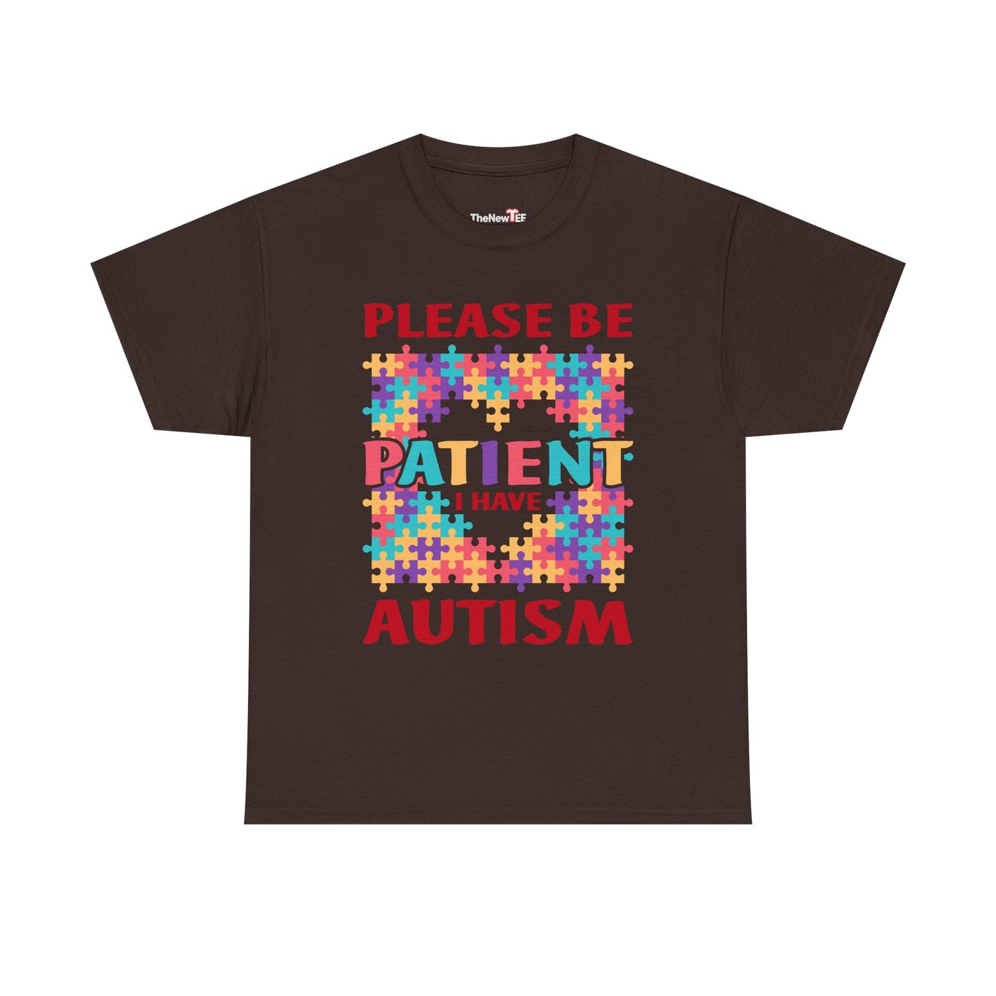Please Be Patient I Have Autism Puzzle Hand Gift - Unisex T-Shirt