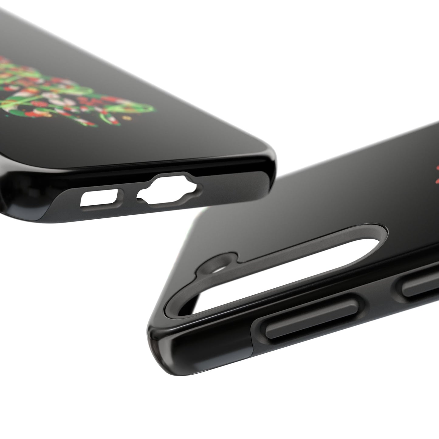 Christmas Candy Cane Xmas Tree Light Gifts - Tough Phone Case