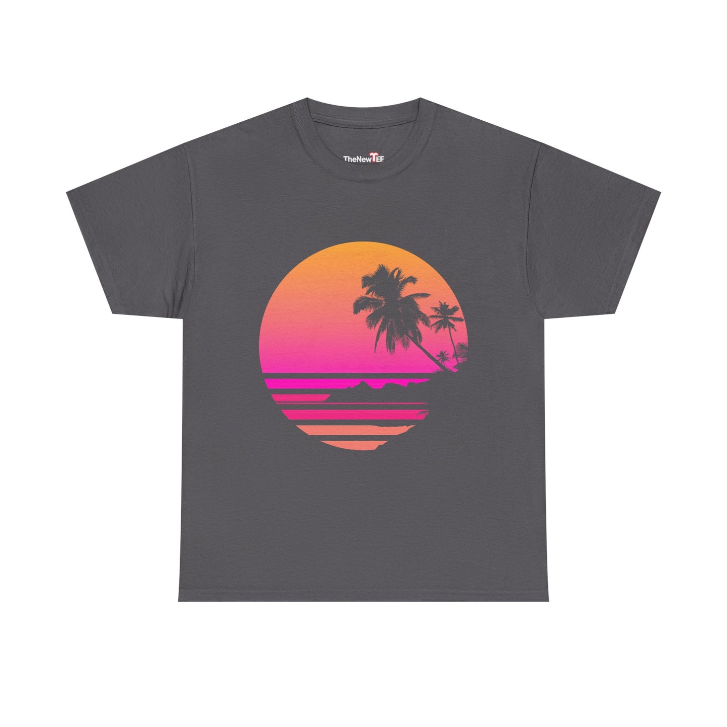 Palm Tree Shirt Tropical Beach Vintage Retro Style 70S 80S - Unisex T-Shirt