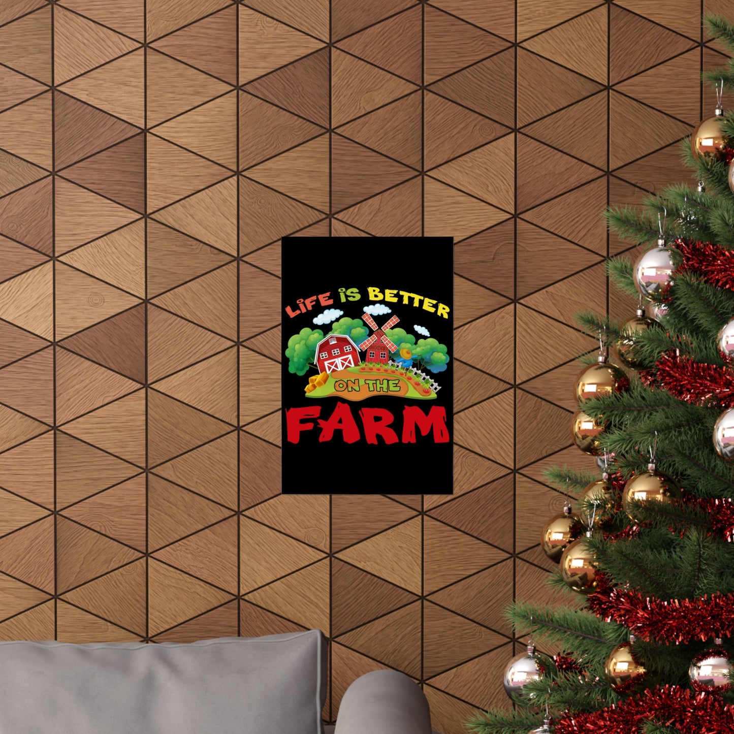 Support Local Farming Life Is Better On The Farm - Wall Art