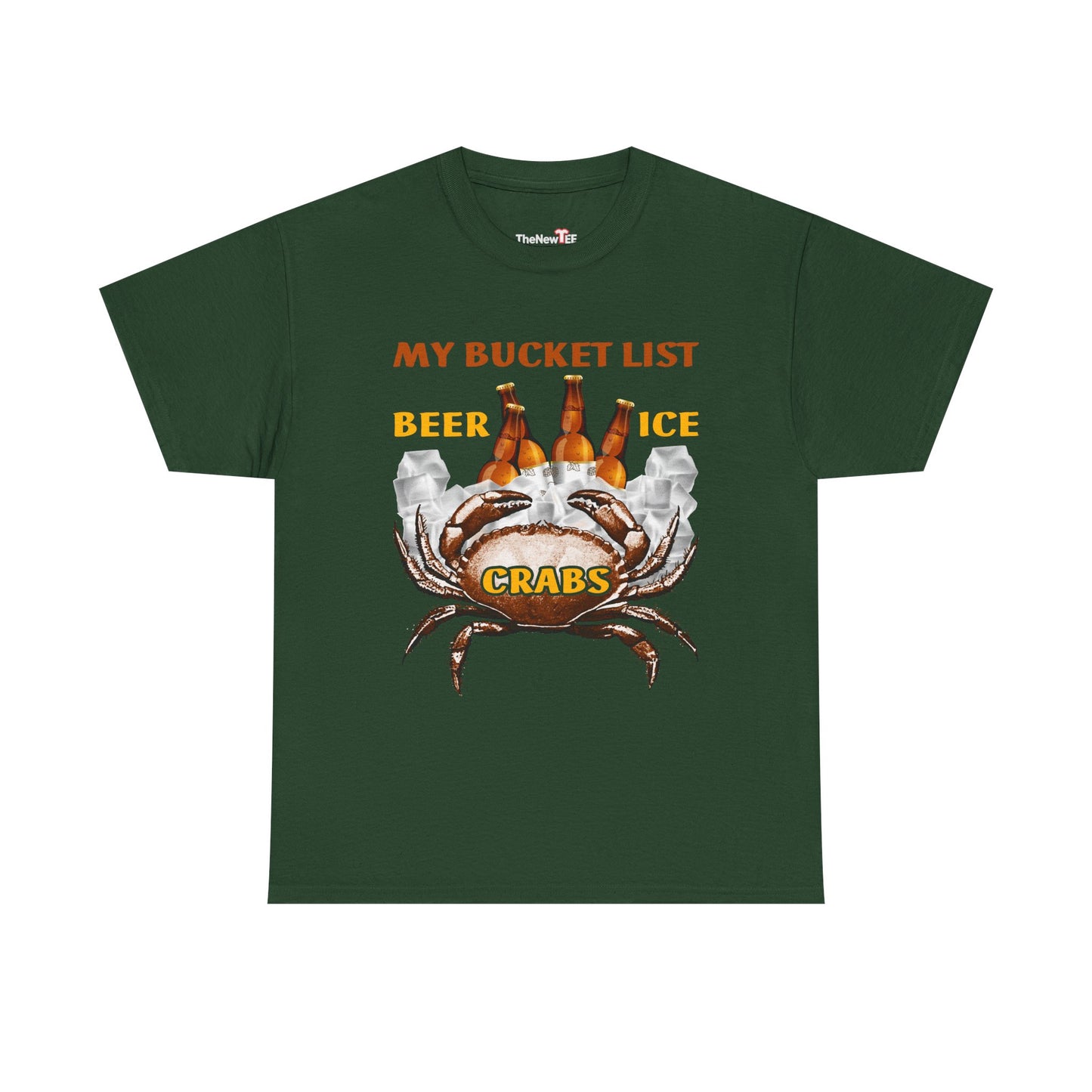 Crab Boil Gift Seafood Bucket List Beer Ice Crabs - Unisex T-Shirt