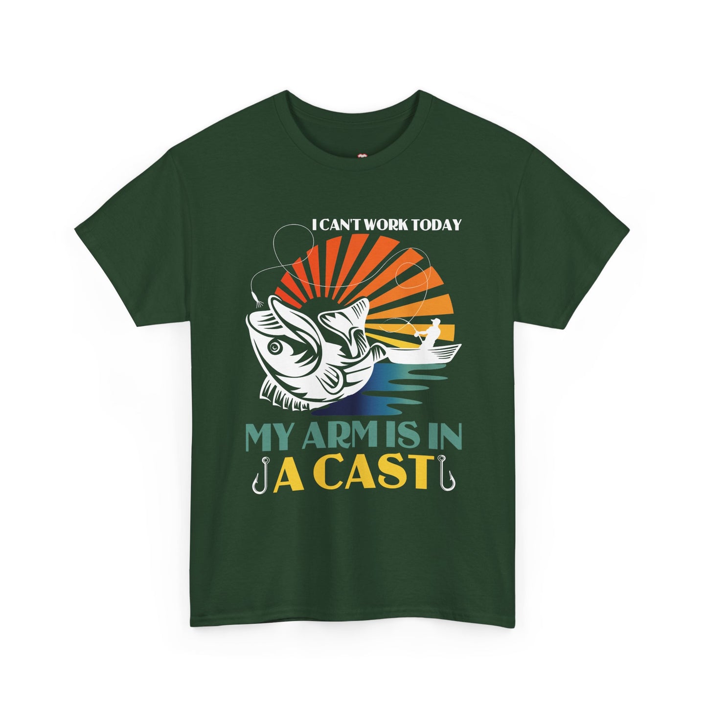 Fisherman, I Can'T Work Today My Arm Is In A Cast - Unisex T-Shirt