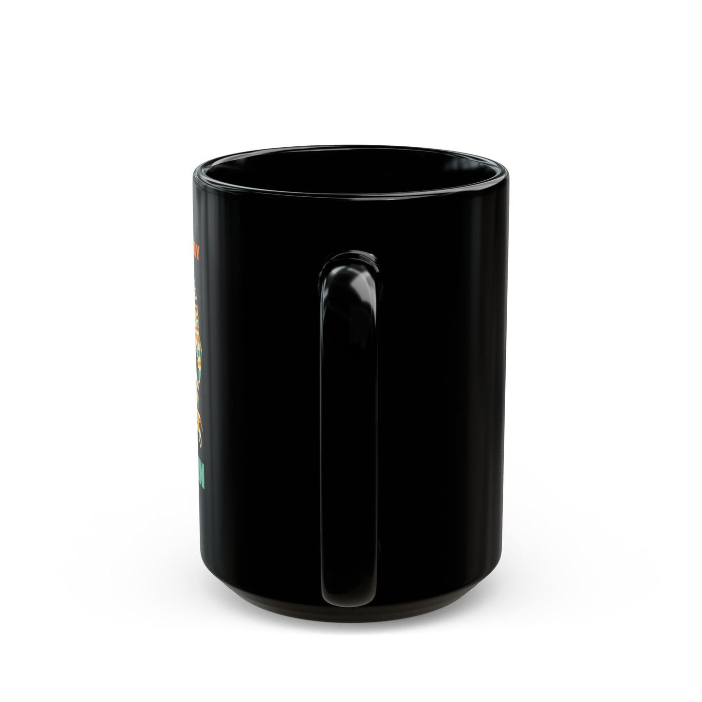 Fisherman, I Can'T Work Today My Arm Is In A Cast - Black Mug