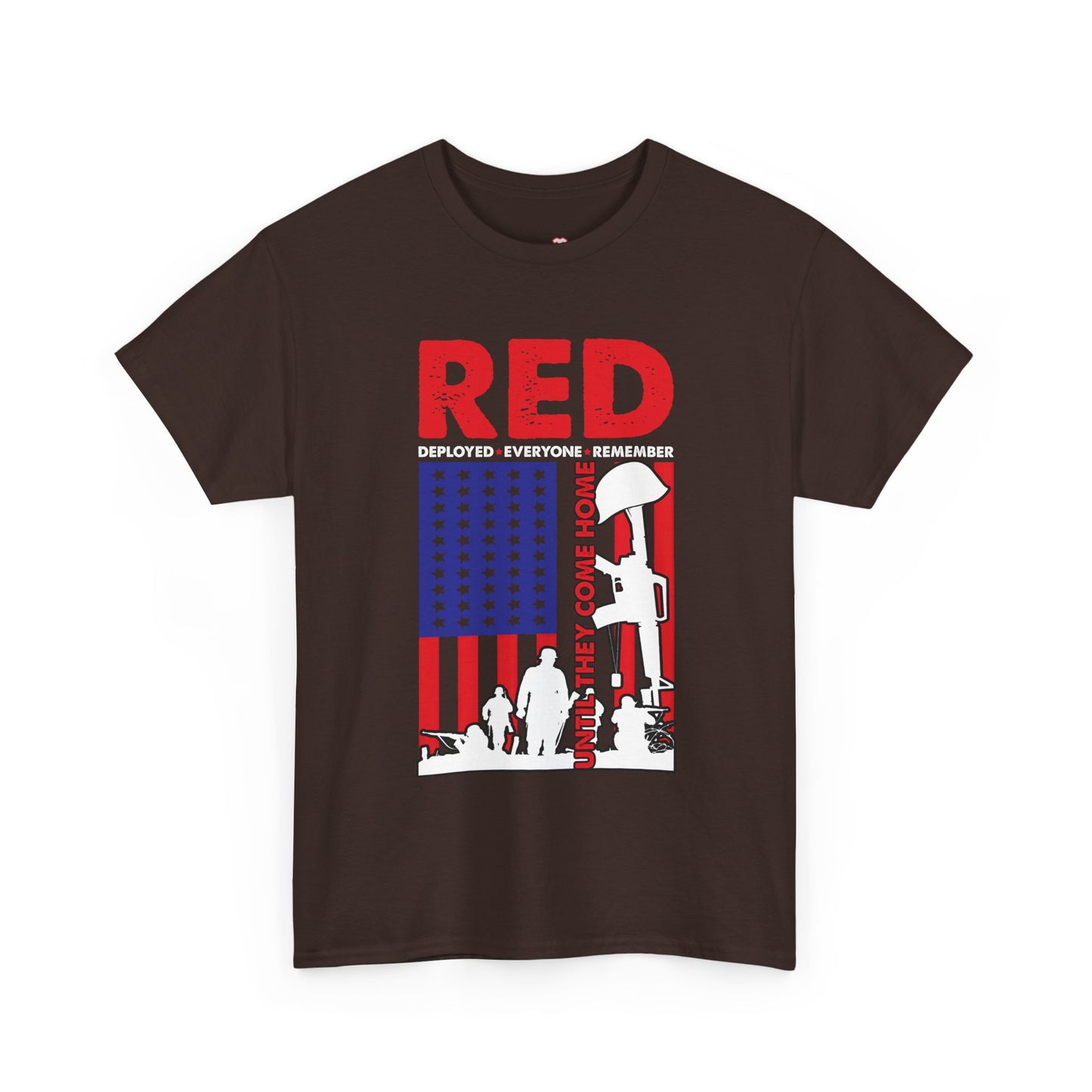 Red Friday Remember Everyone Deployed Us Flag Army Vintage - Unisex Graphic T-Shirt