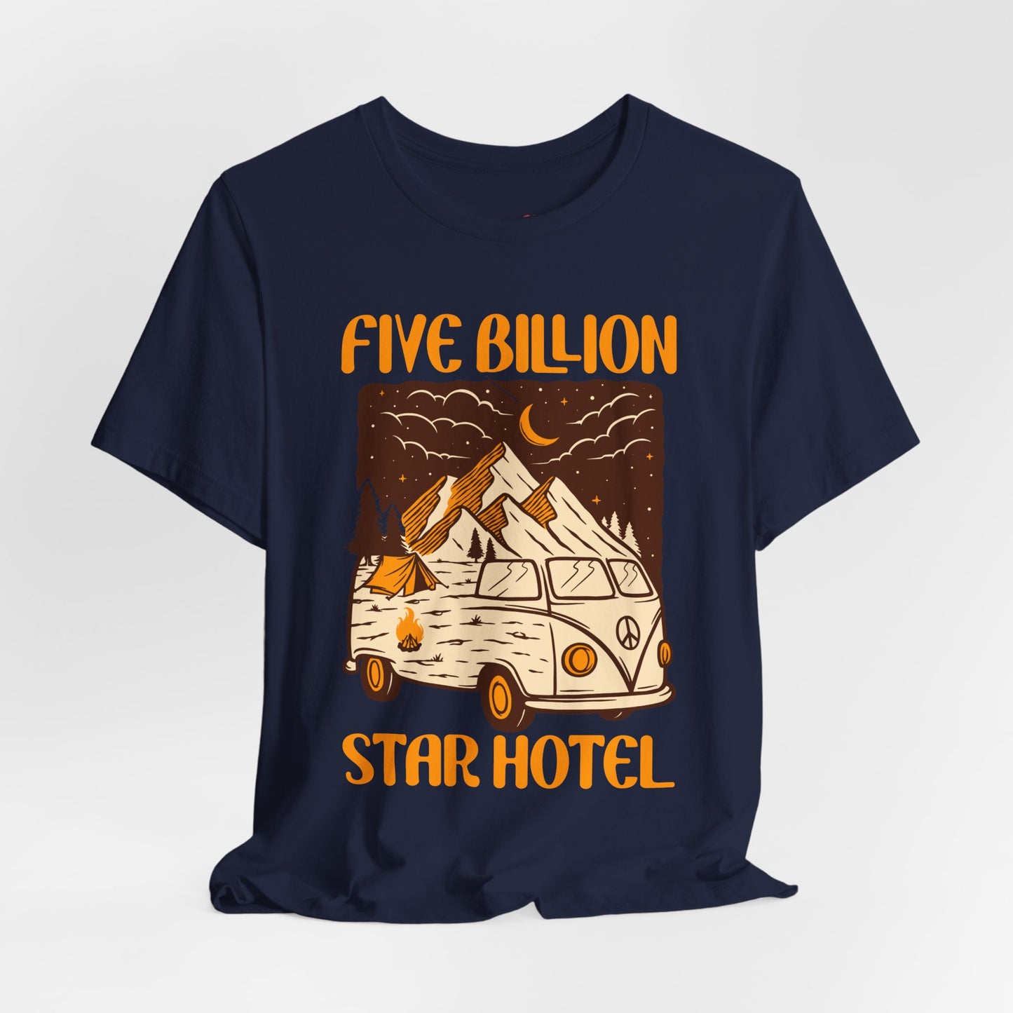 Five Billion Star Hotel Camping T-Shirt