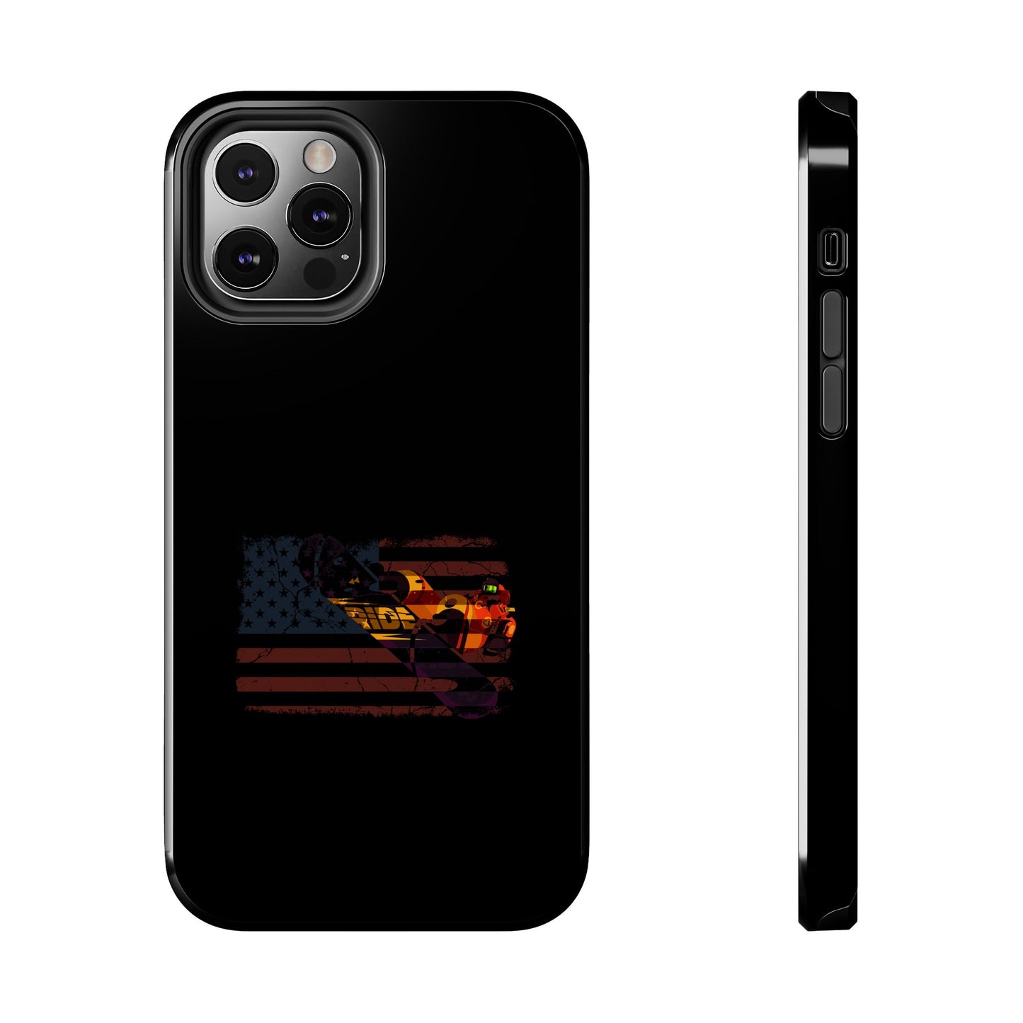 American Flag Camouflage Snowboarding Snowboarder Snowboard Tough Phone Case