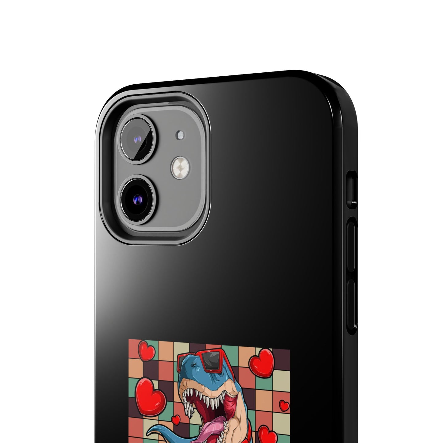 'Lovesaurus' Cute T-Rex Valentine Design - Tough Phone Case