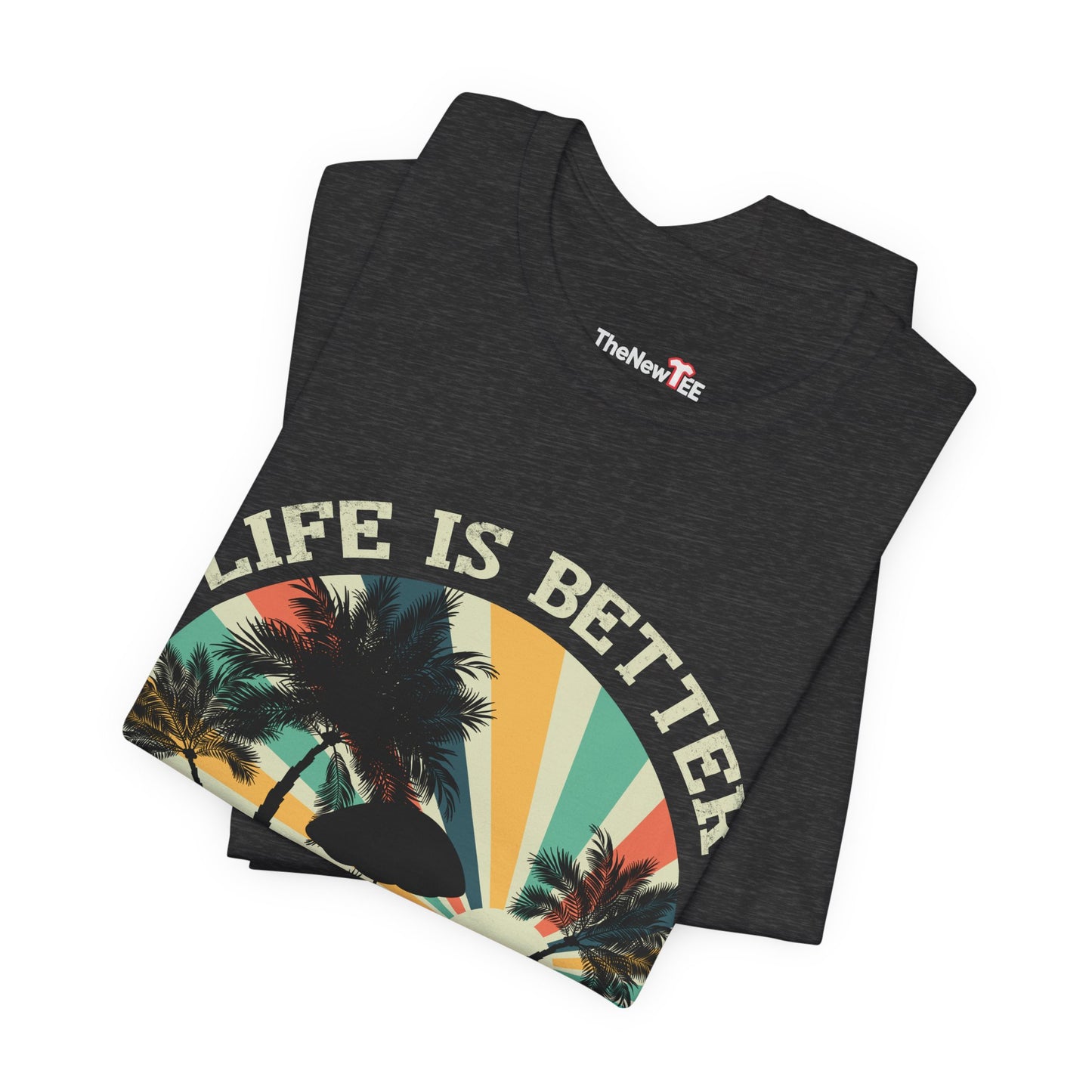 Life Is Better At The Beach Retro Summer T-shirt