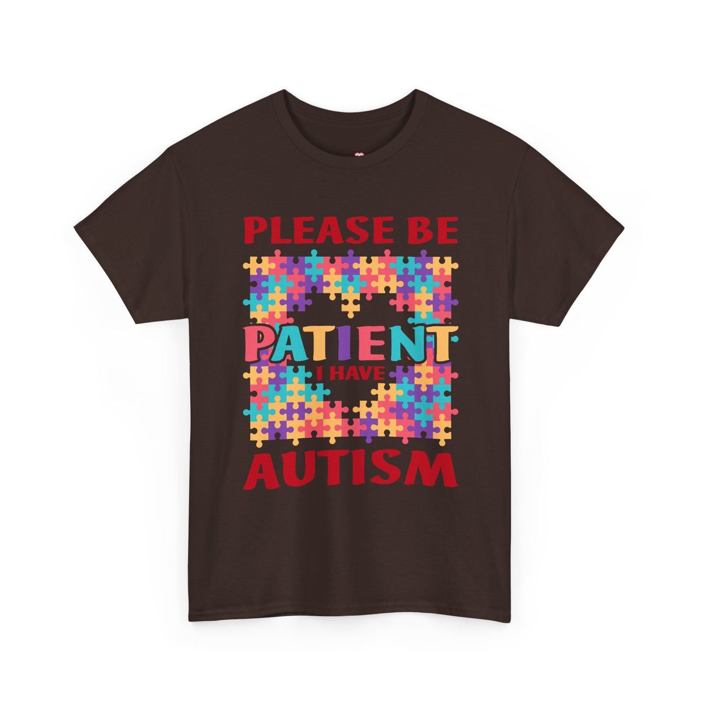 Please Be Patient I Have Autism Puzzle Hand Gift - Unisex T-Shirt