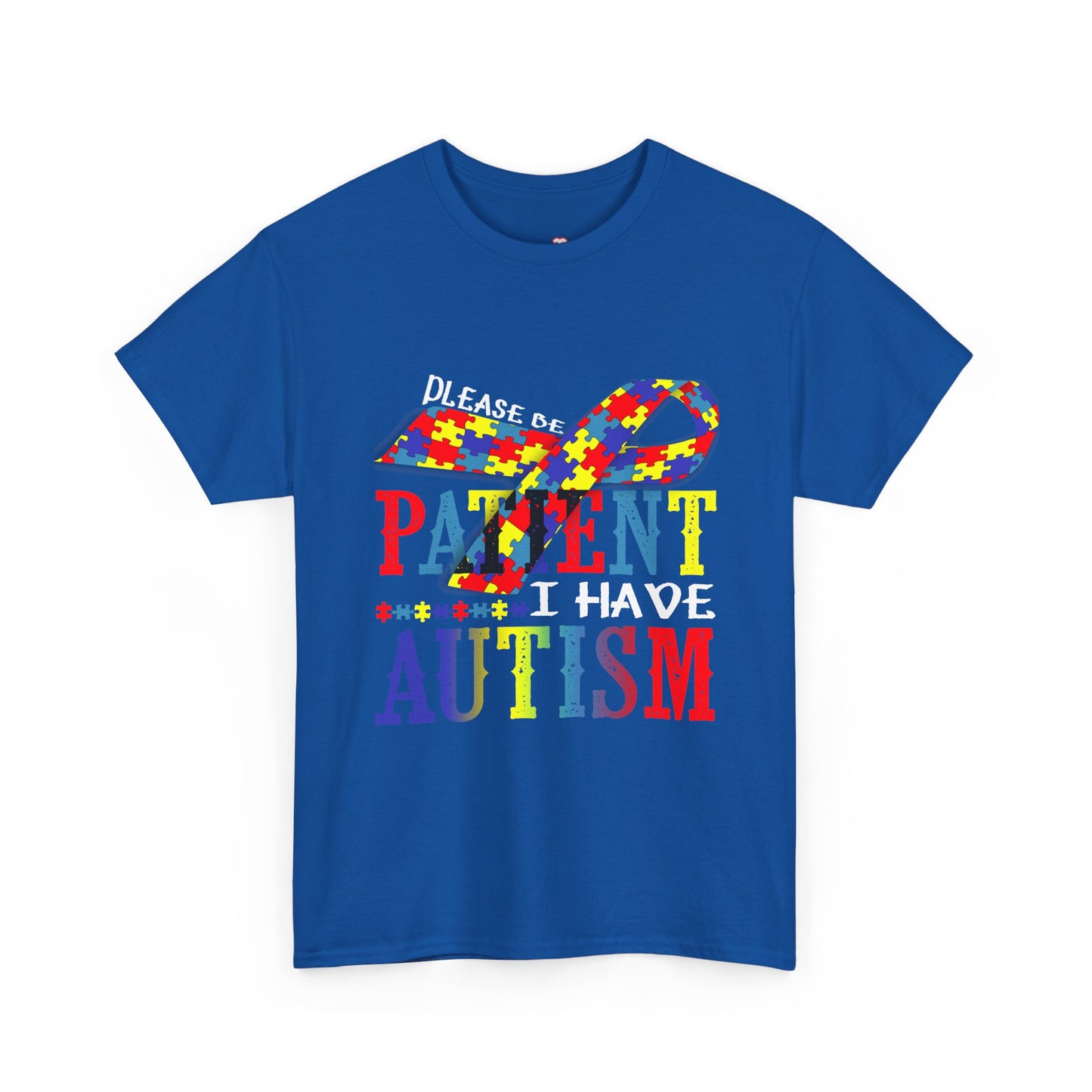 Please Be Patient I Have Autism Puzzle Hand Gift - Unisex T-Shirt