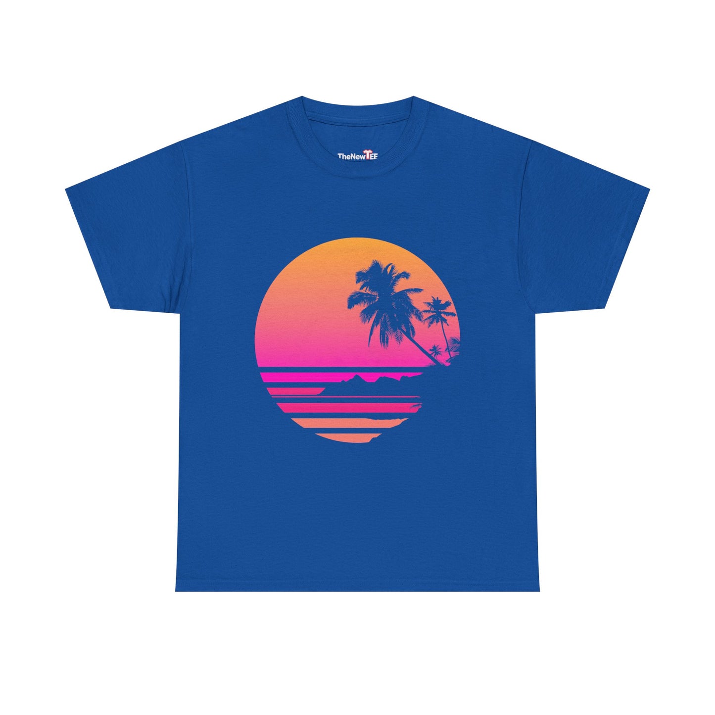 Palm Tree Shirt Tropical Beach Vintage Retro Style 70S 80S - Unisex T-Shirt